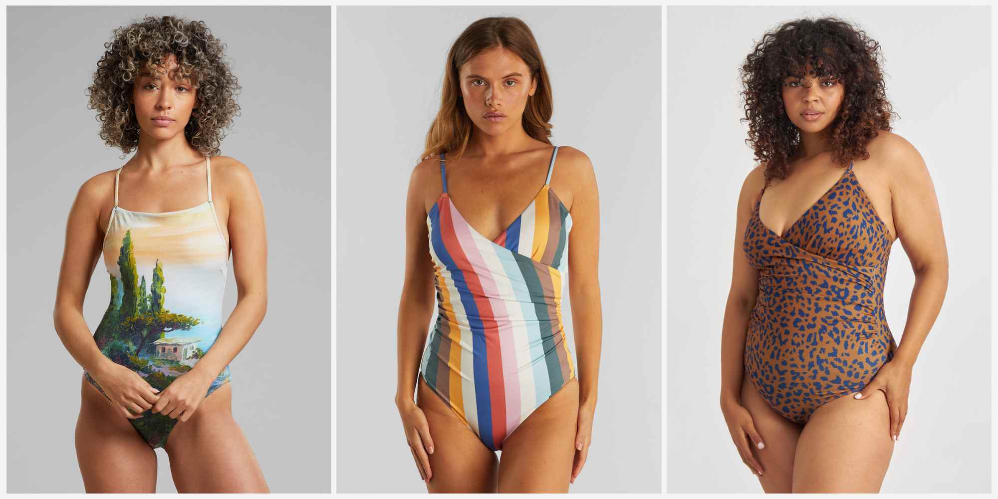 Women wearing more sustainable swimwear by Dedicated
