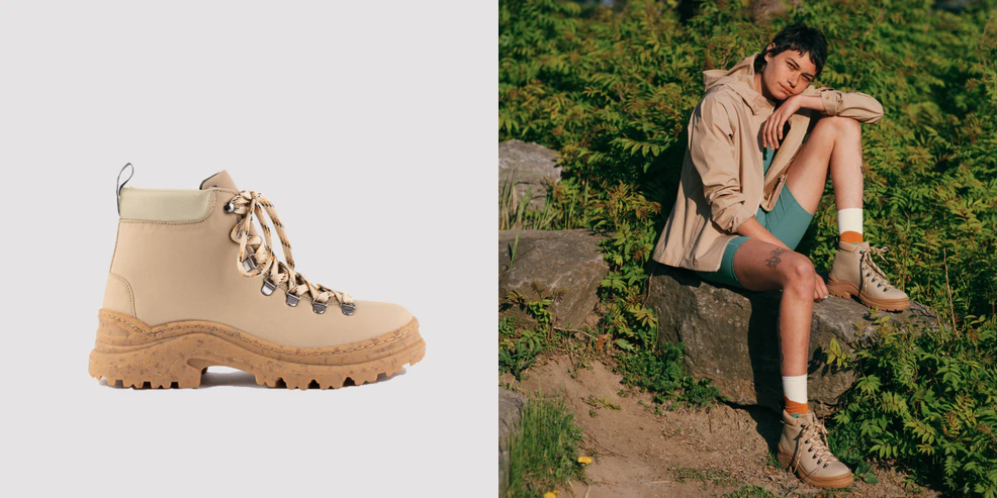 Someone wearing weekend boots by Thesus.