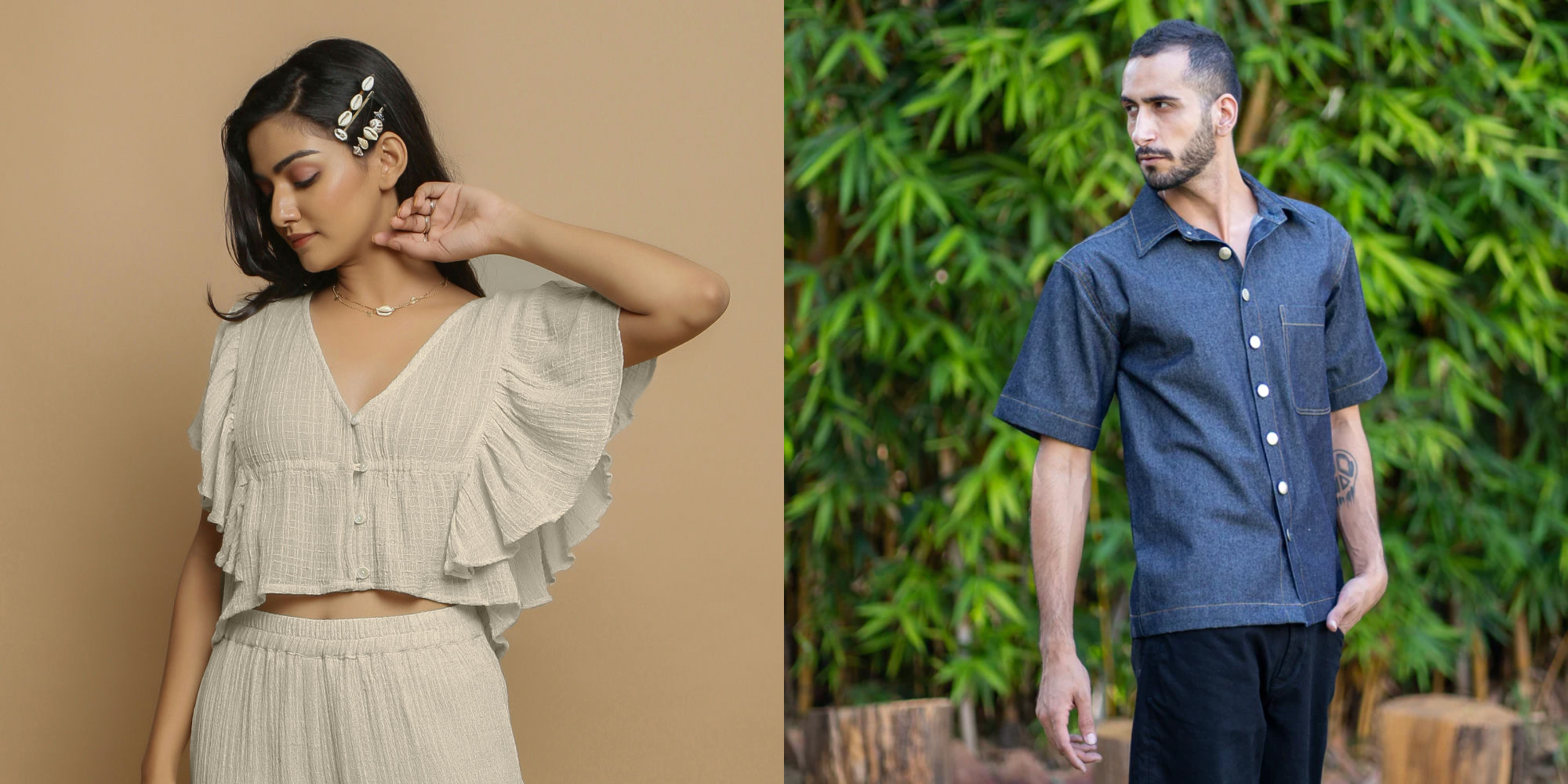 People wearing clothing by SeamsFriendly.