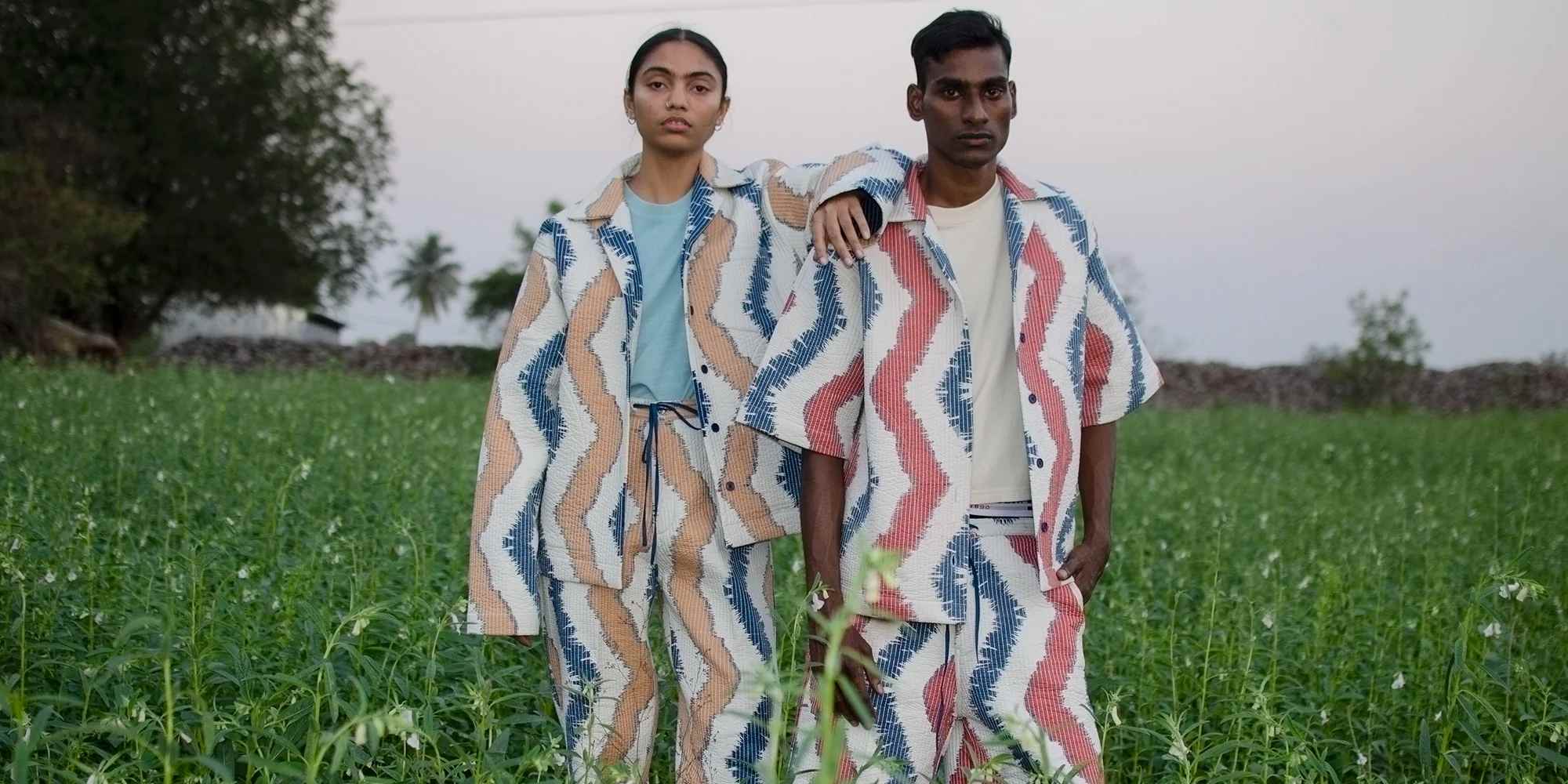 Models wearing clothes made by Oshadi