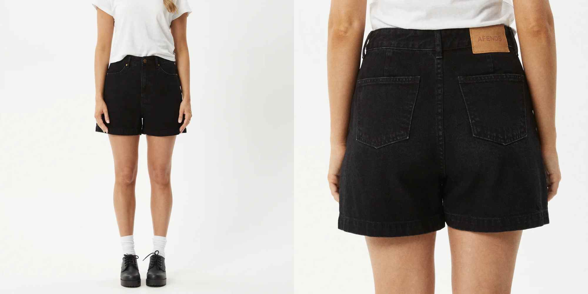 black shorts from afends