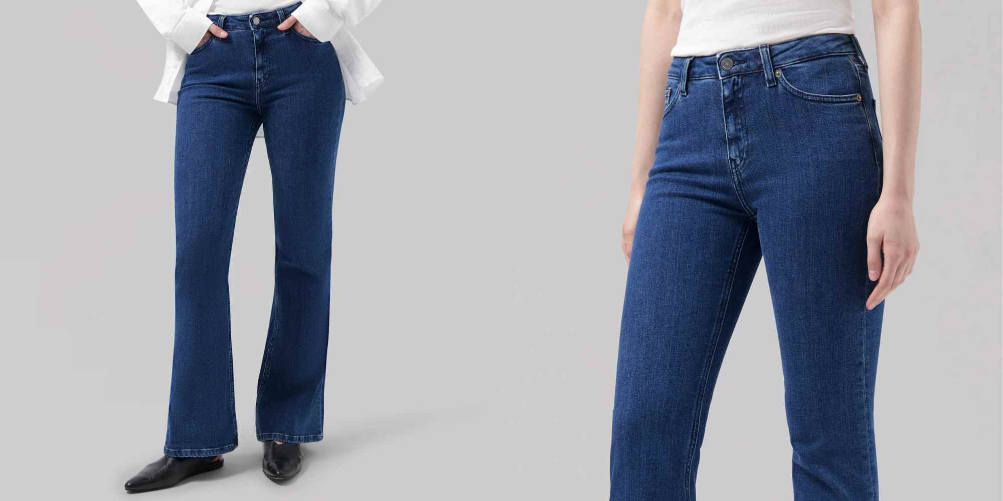 flared jeans from mud jeans