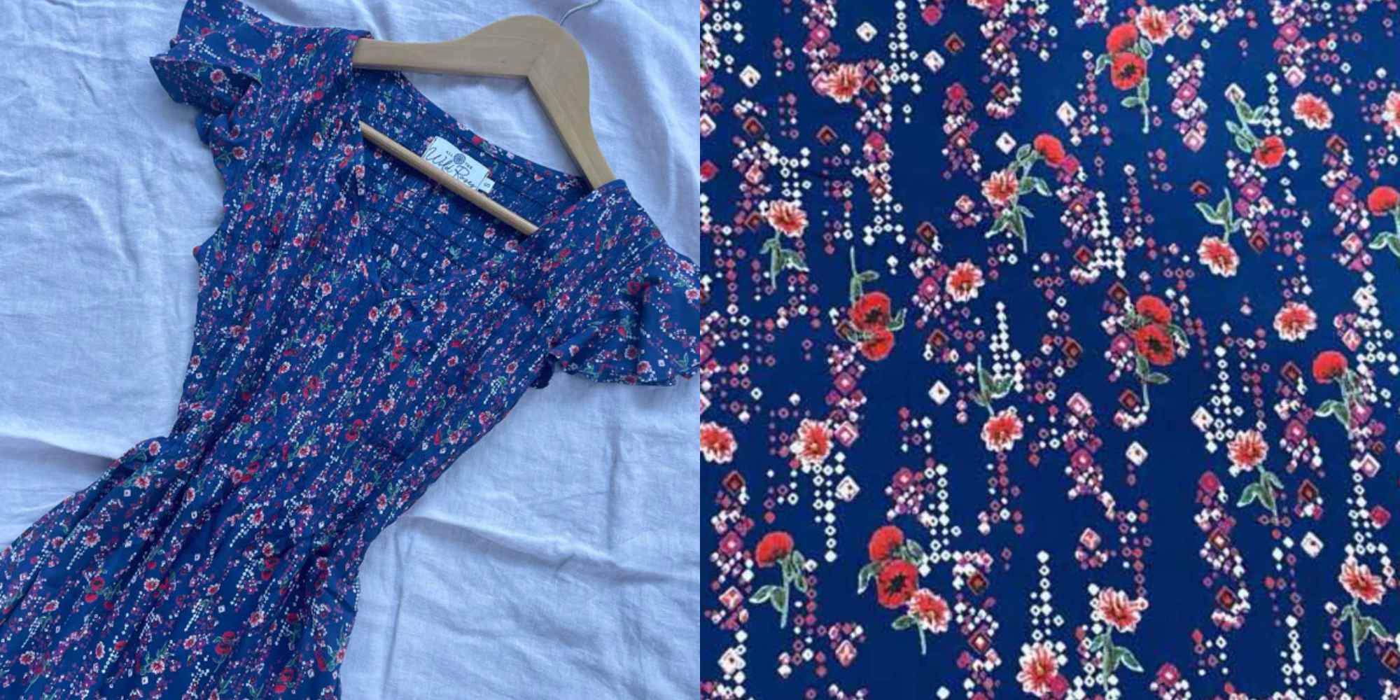 floral dress from all the wild roses