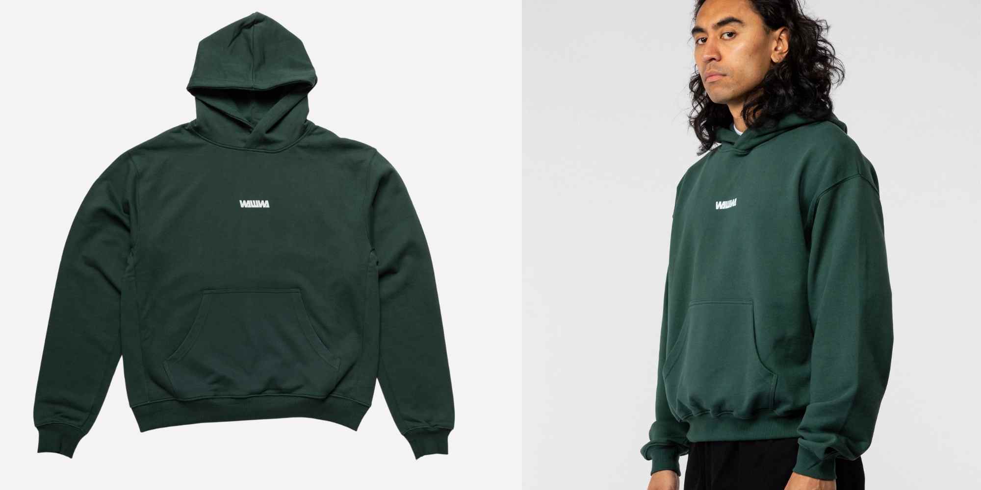 green hoodie from wawwa