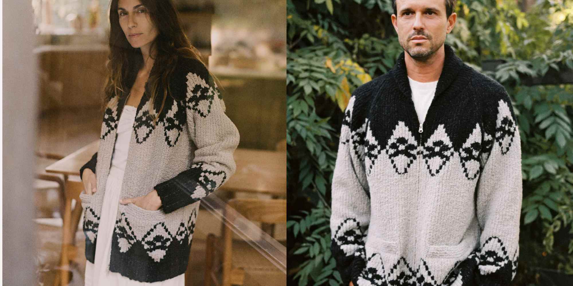 knitted cardigan from christy dawn