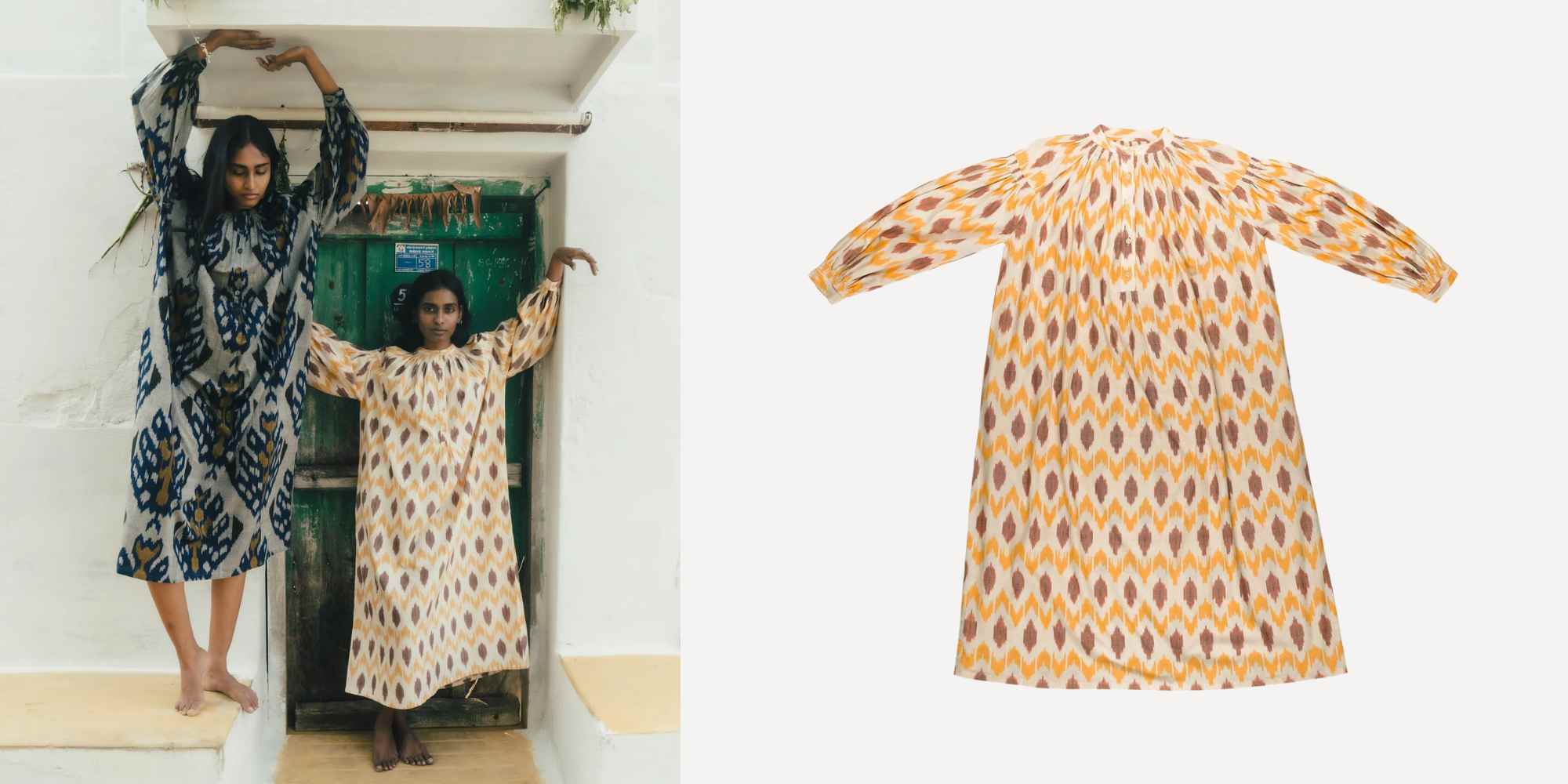 People wearing Oshadi dresses