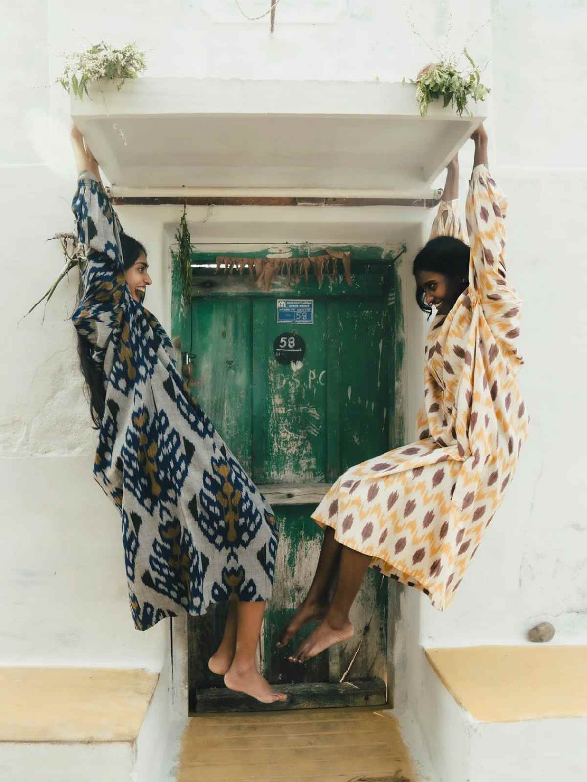 People wearing modest dresses from Oshadi