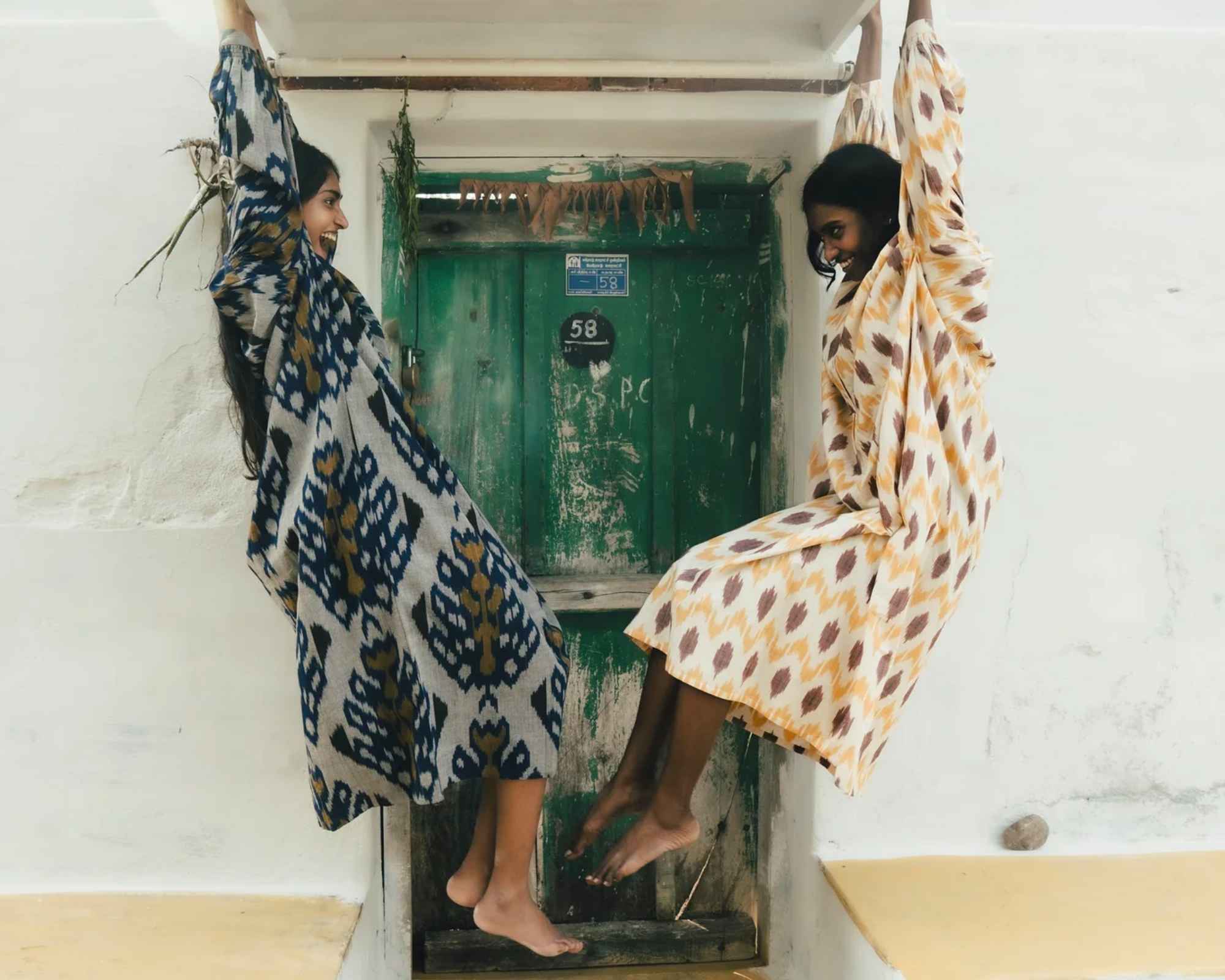 People wearing modest dresses from Oshadi