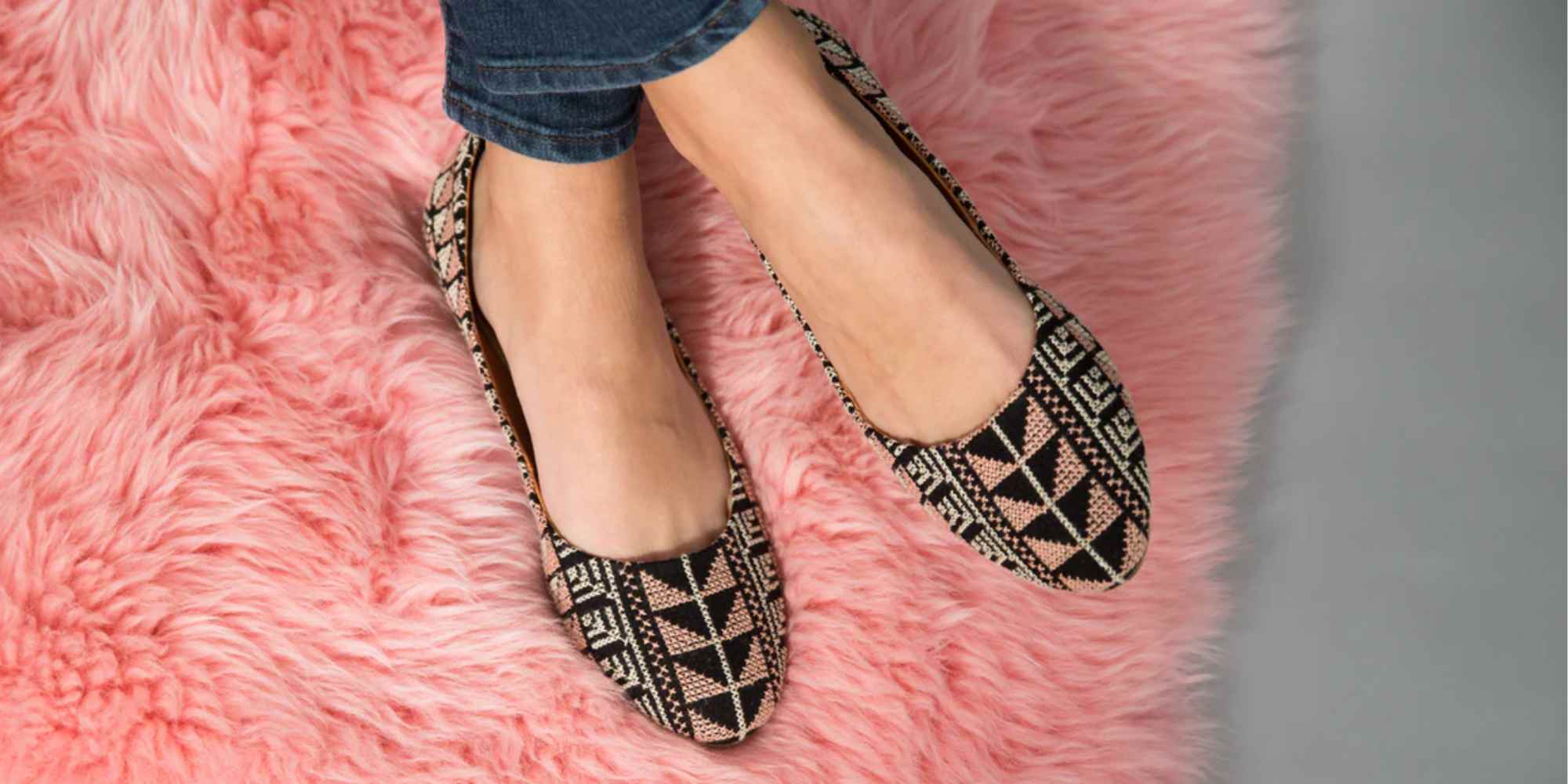 Person wearing Darzah shoes