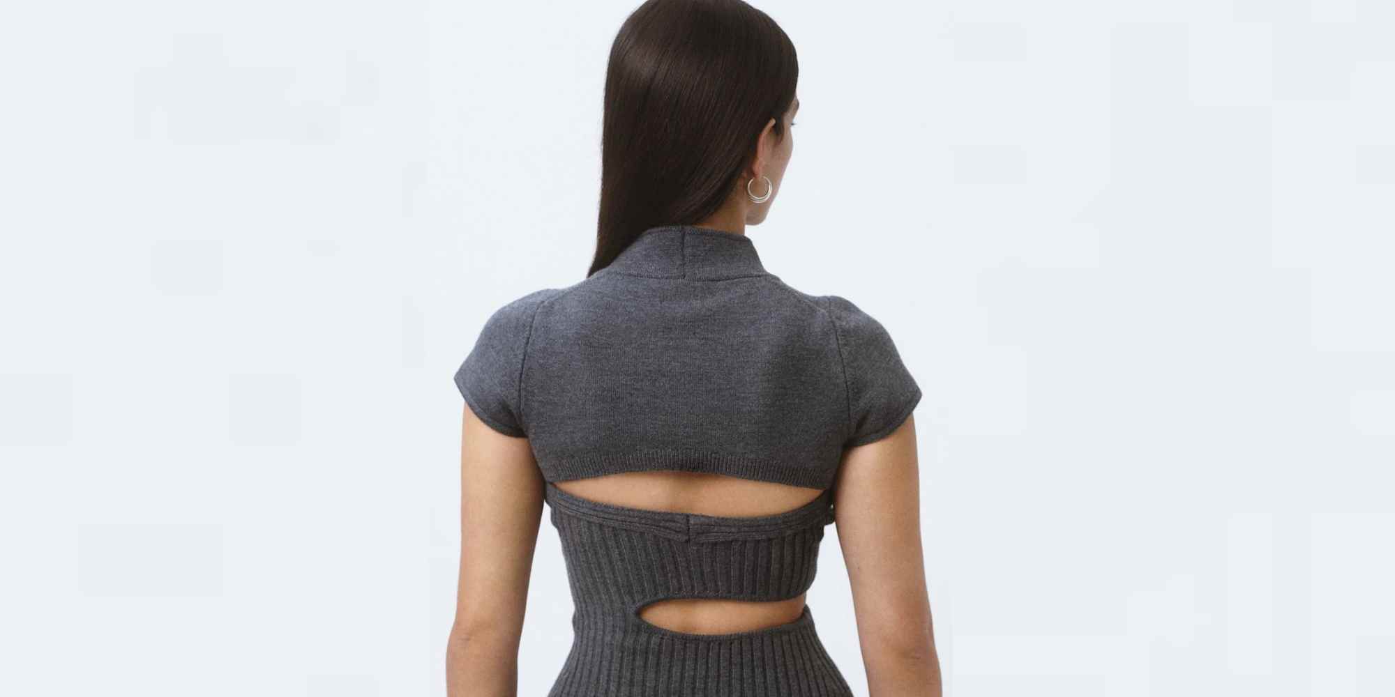 Woman wearing CAES outfit