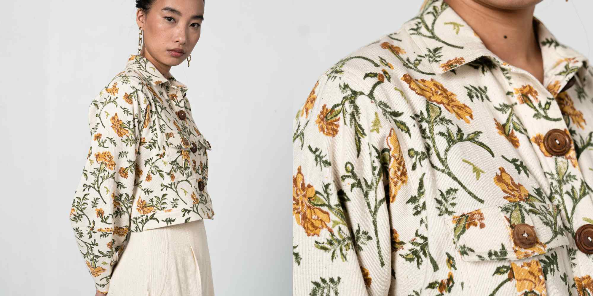 cropped jacket from sui