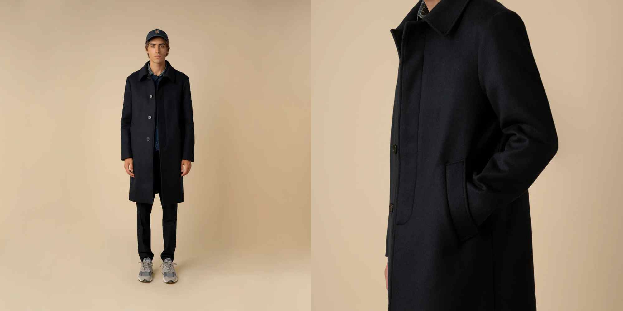 wool coat from isto