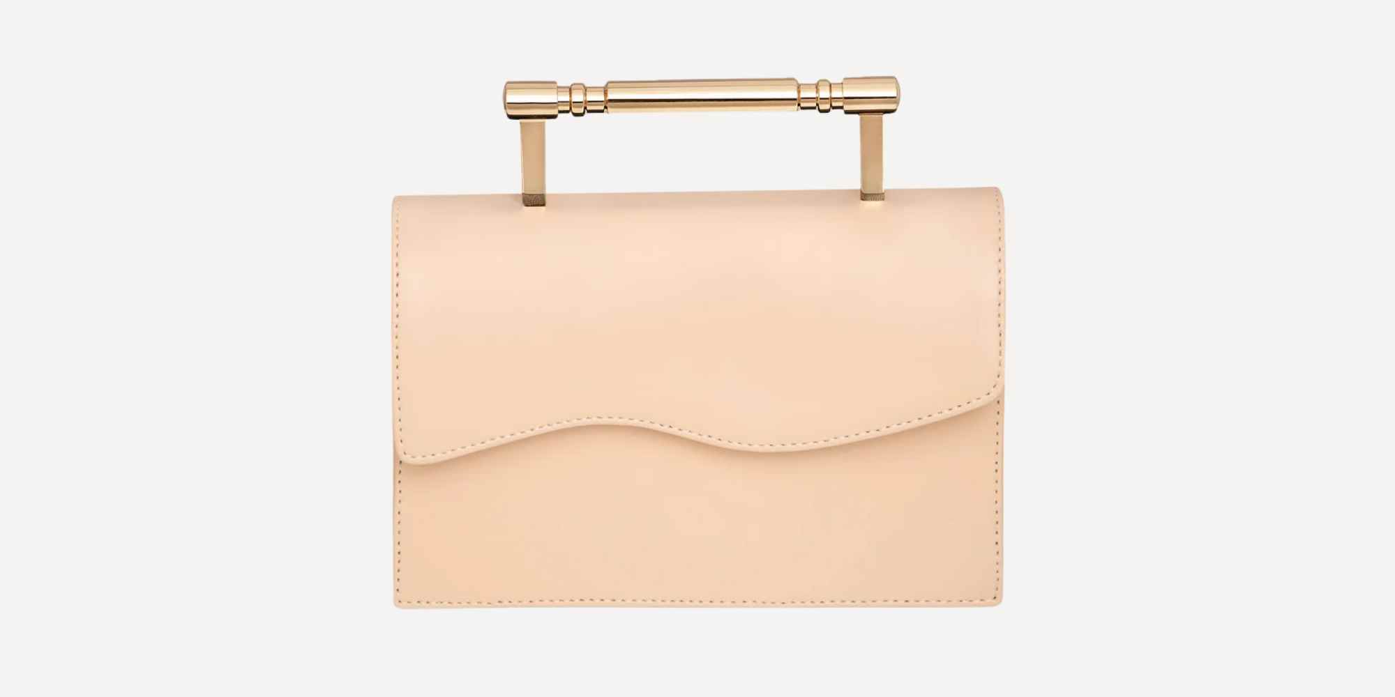 cream handbag from mashu