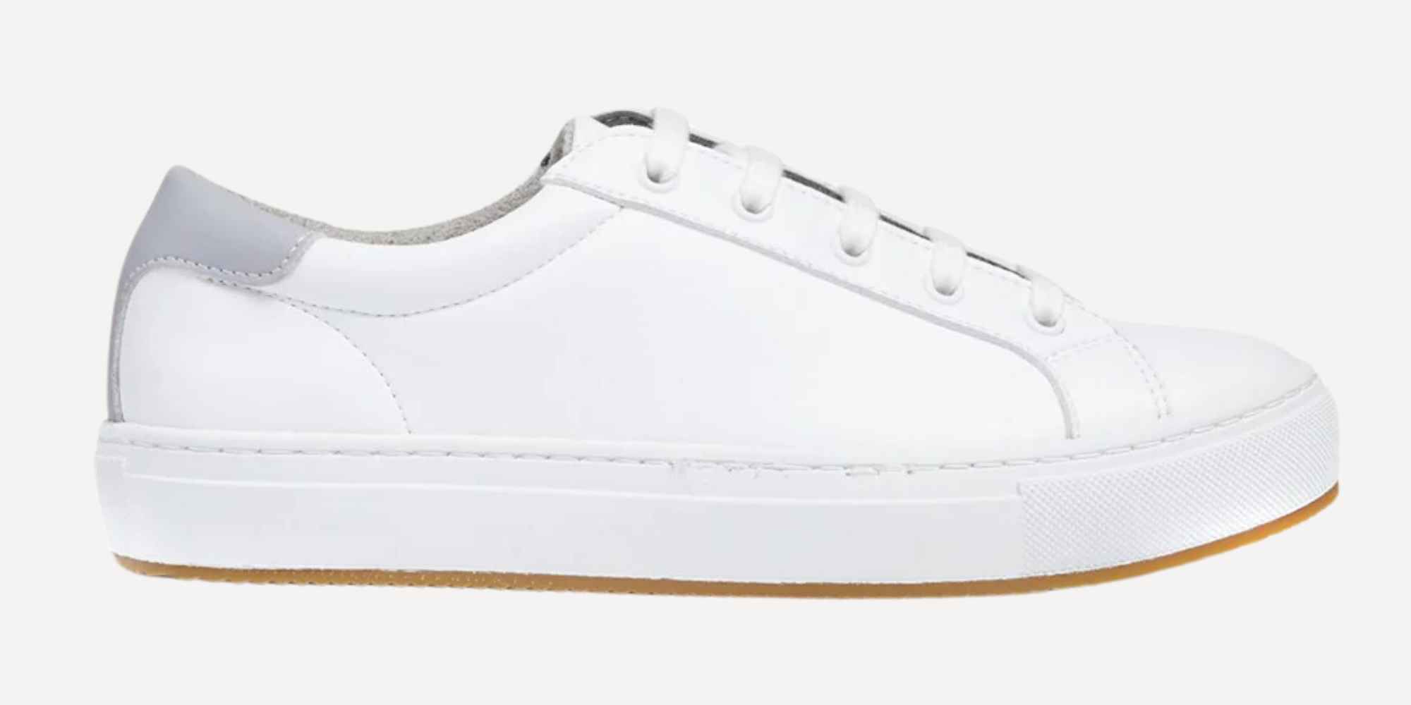 White vegan sneakers