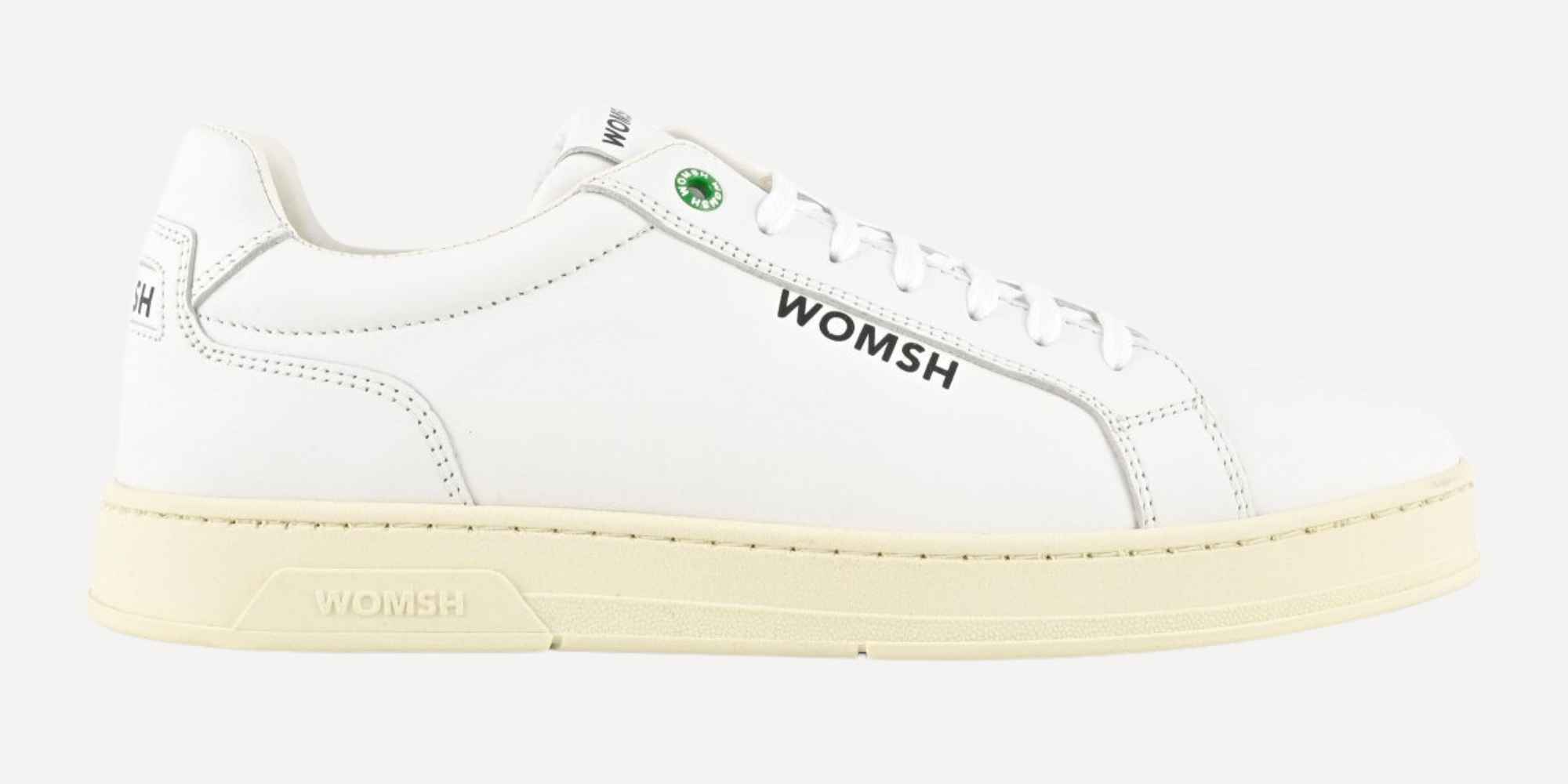 White leather sneakers