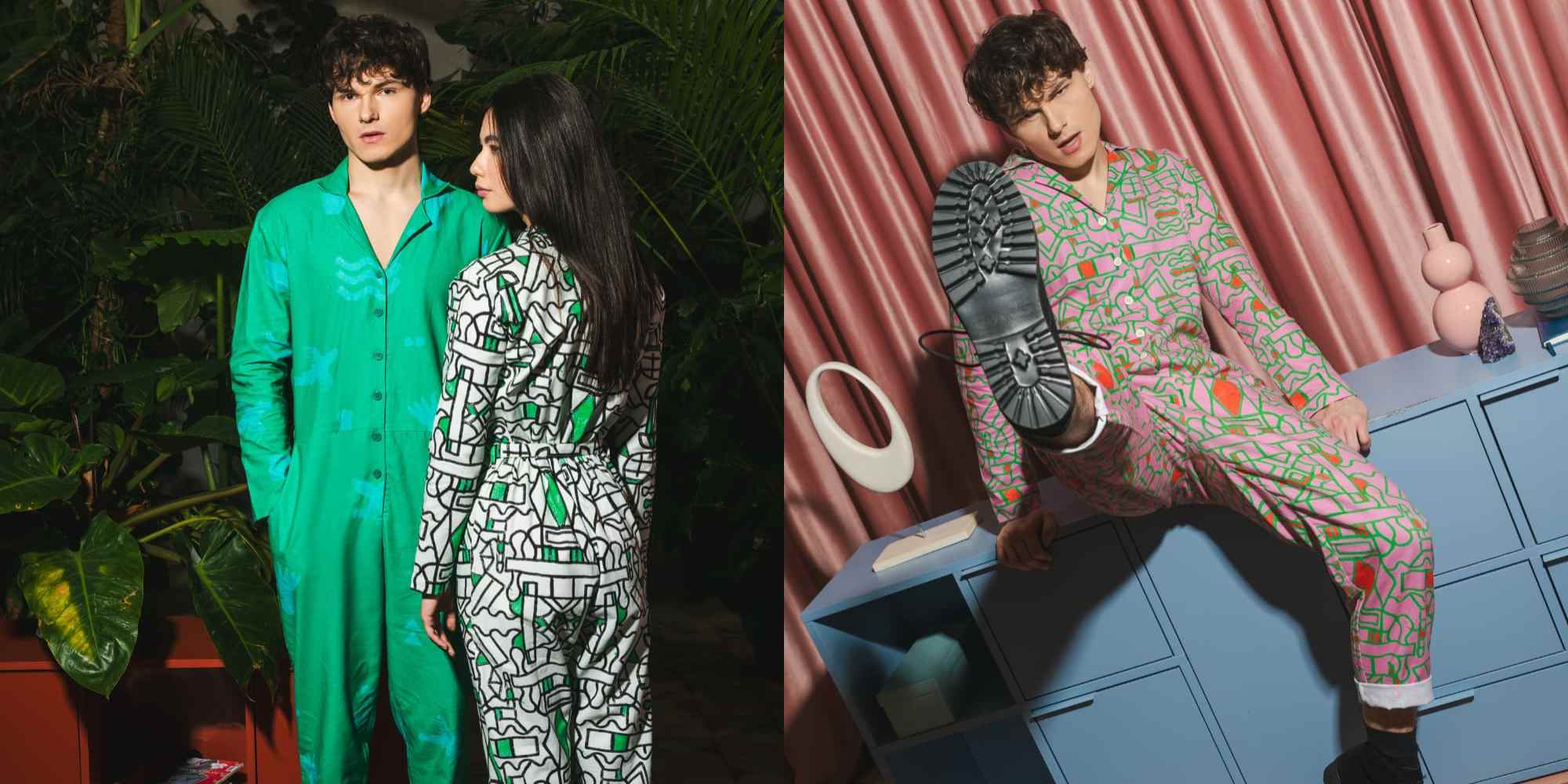 gender neutral jumpsuit from wild clouds