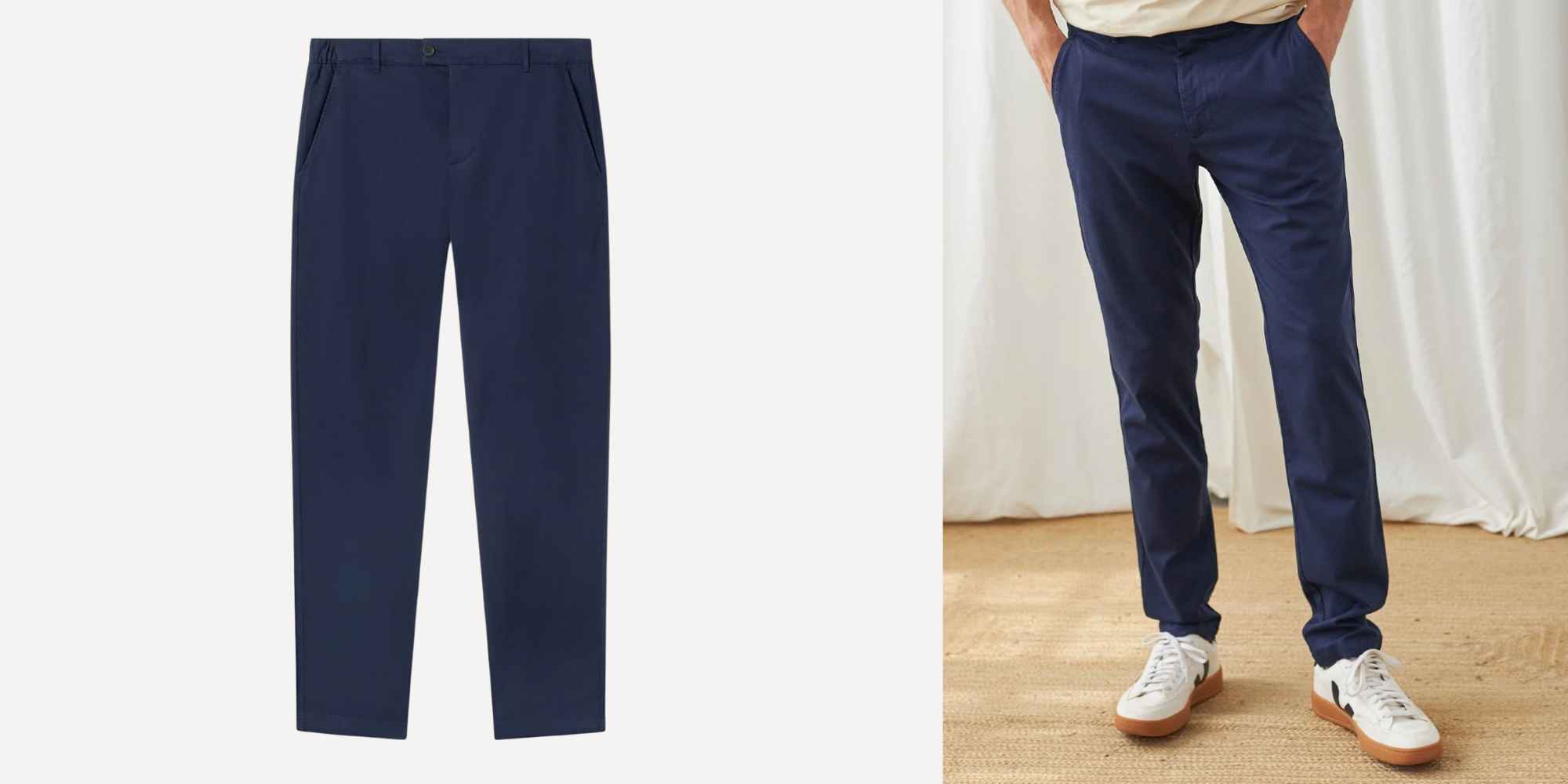 navy trousers from TWOTHIRDS