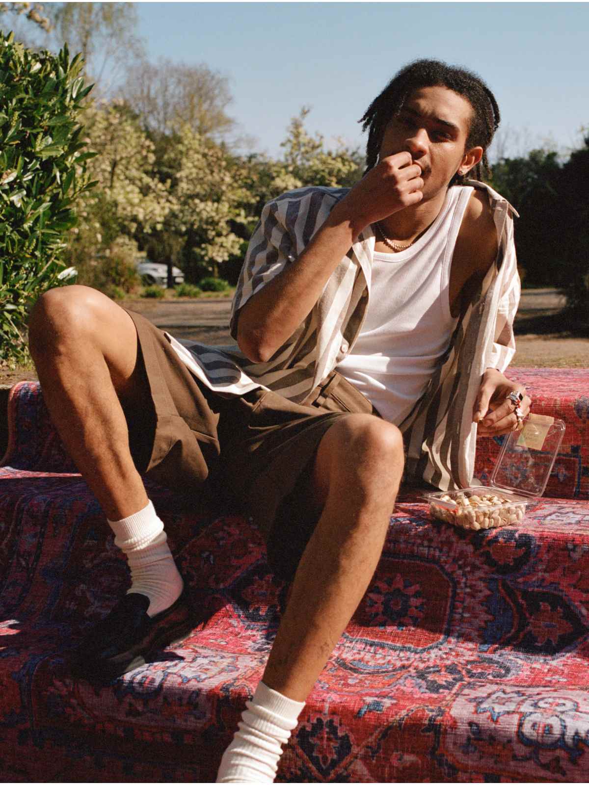 person wearing outfit from kotn