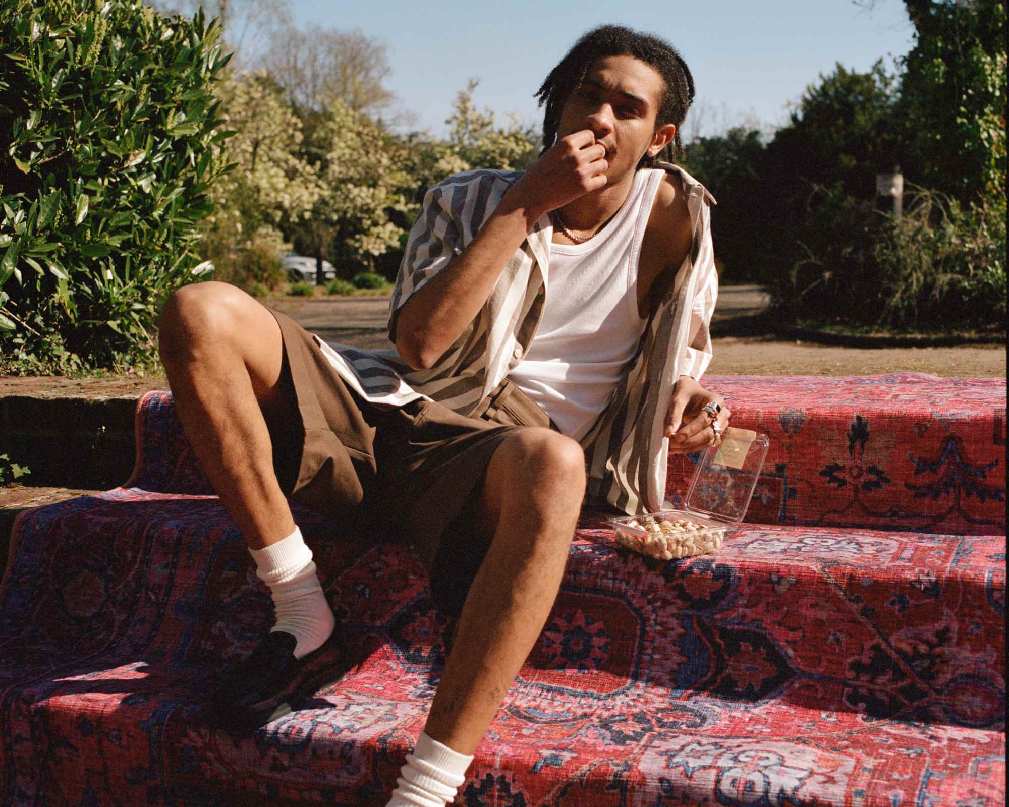 person wearing outfit from kotn