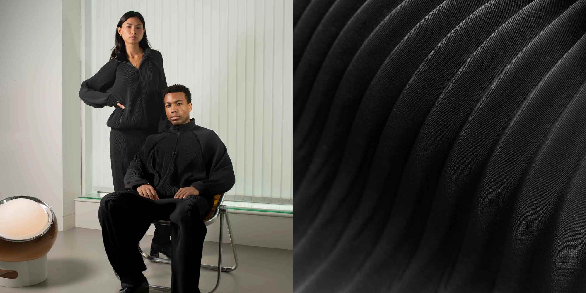 petit pli pleated trousers