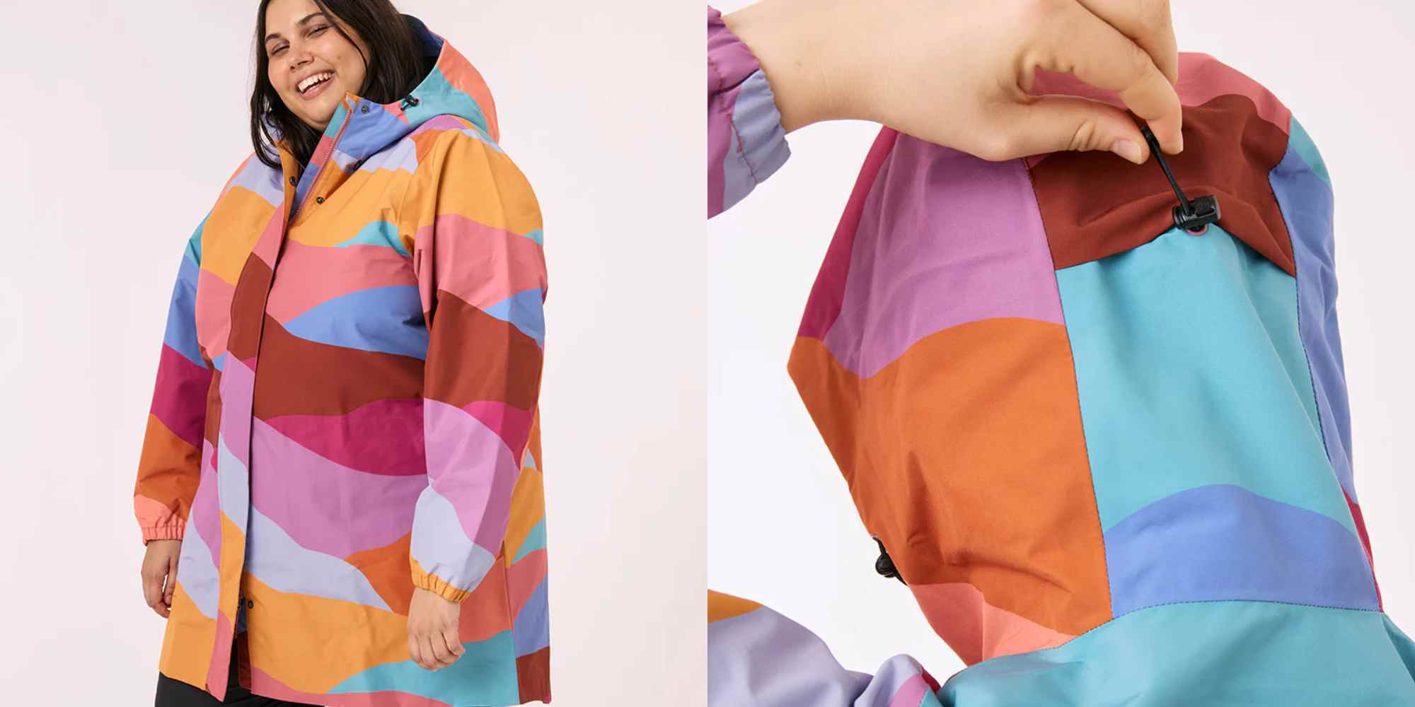 vegan raincoat from amble outdoors