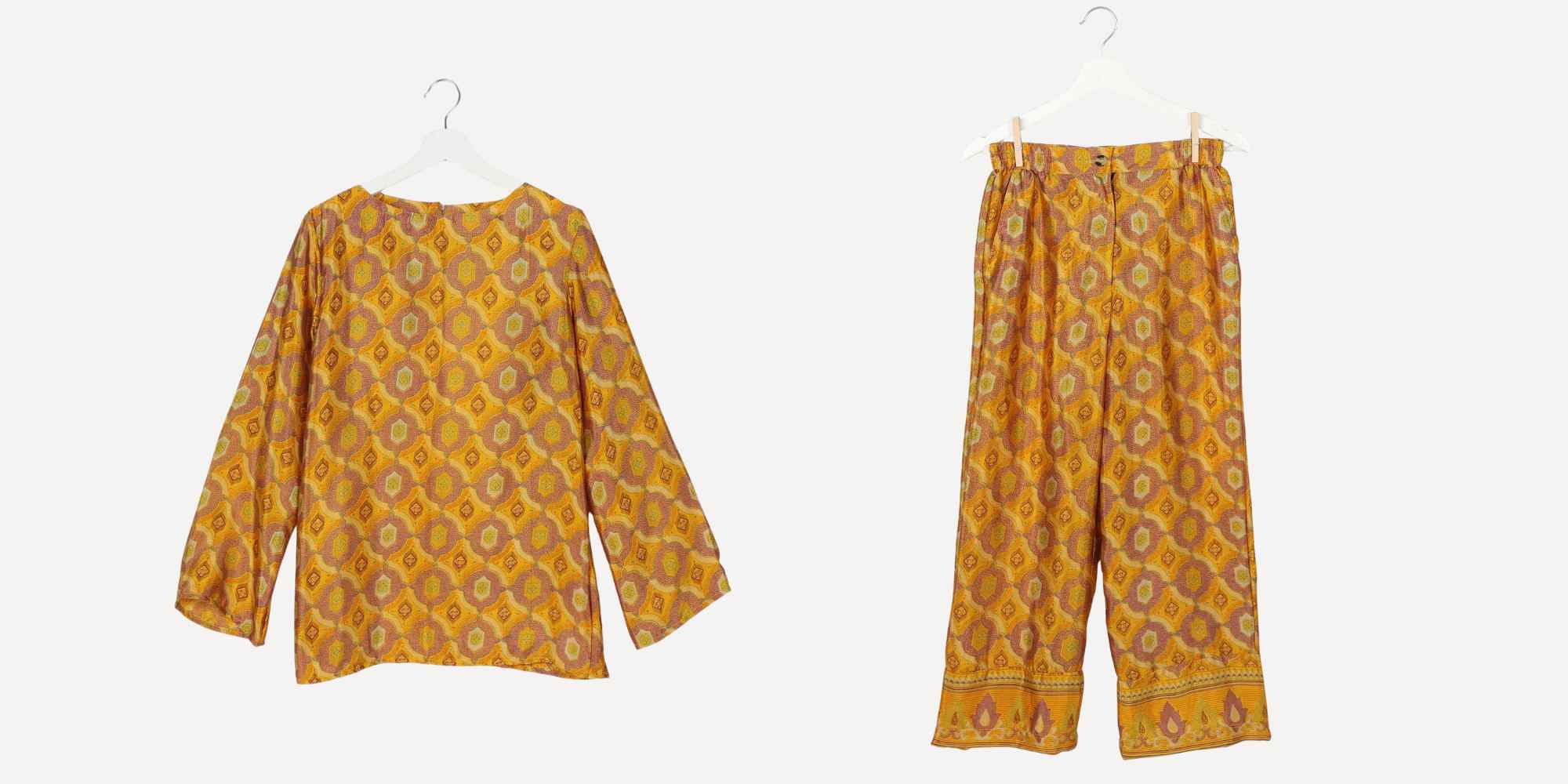 more sustainable loungewear set from i was a sari