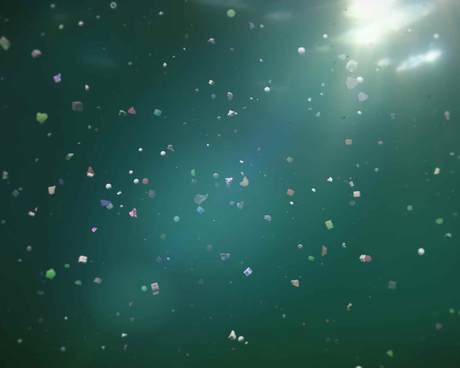 Particles in the ocean