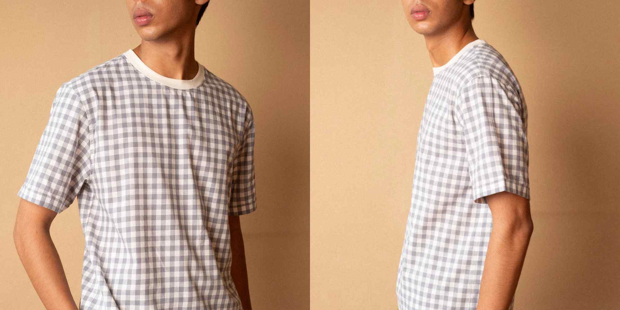 checked t-shirt from no nasties