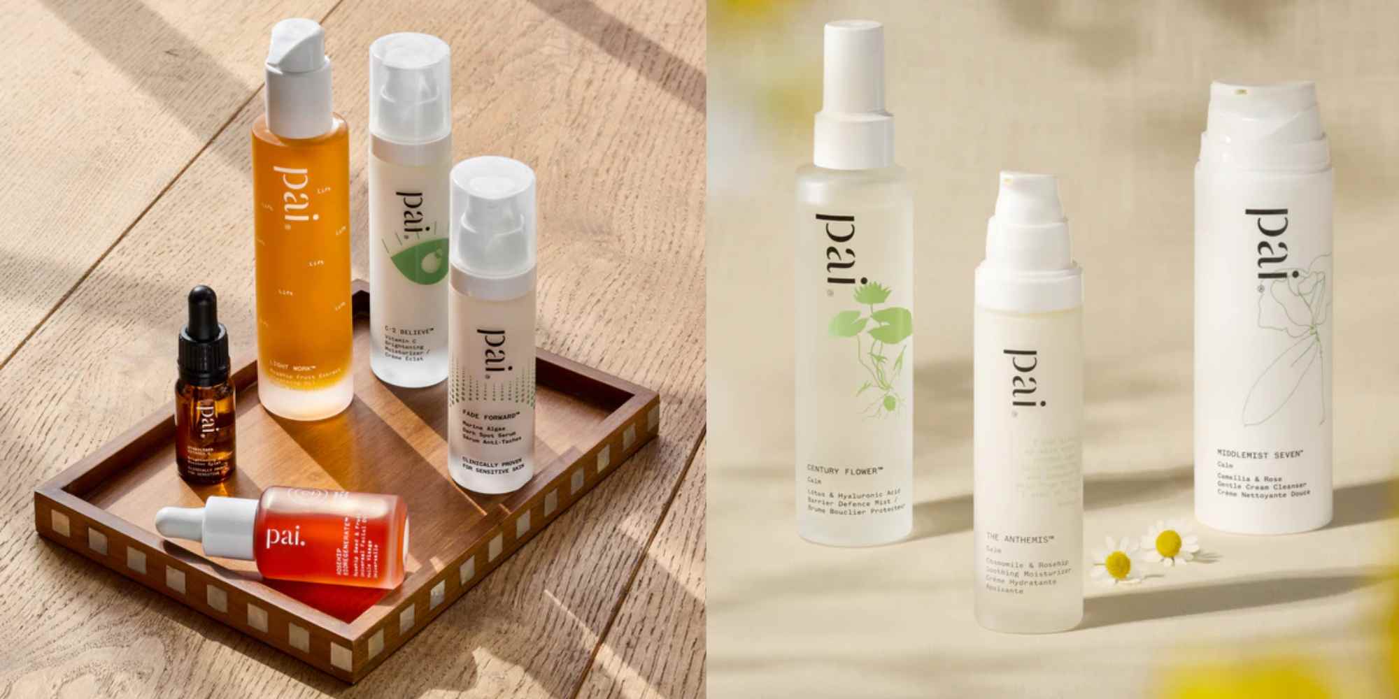 products from pai skincare