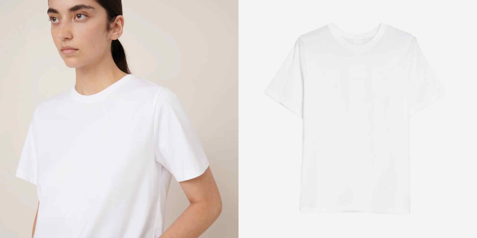 white t-shirt from kowtow