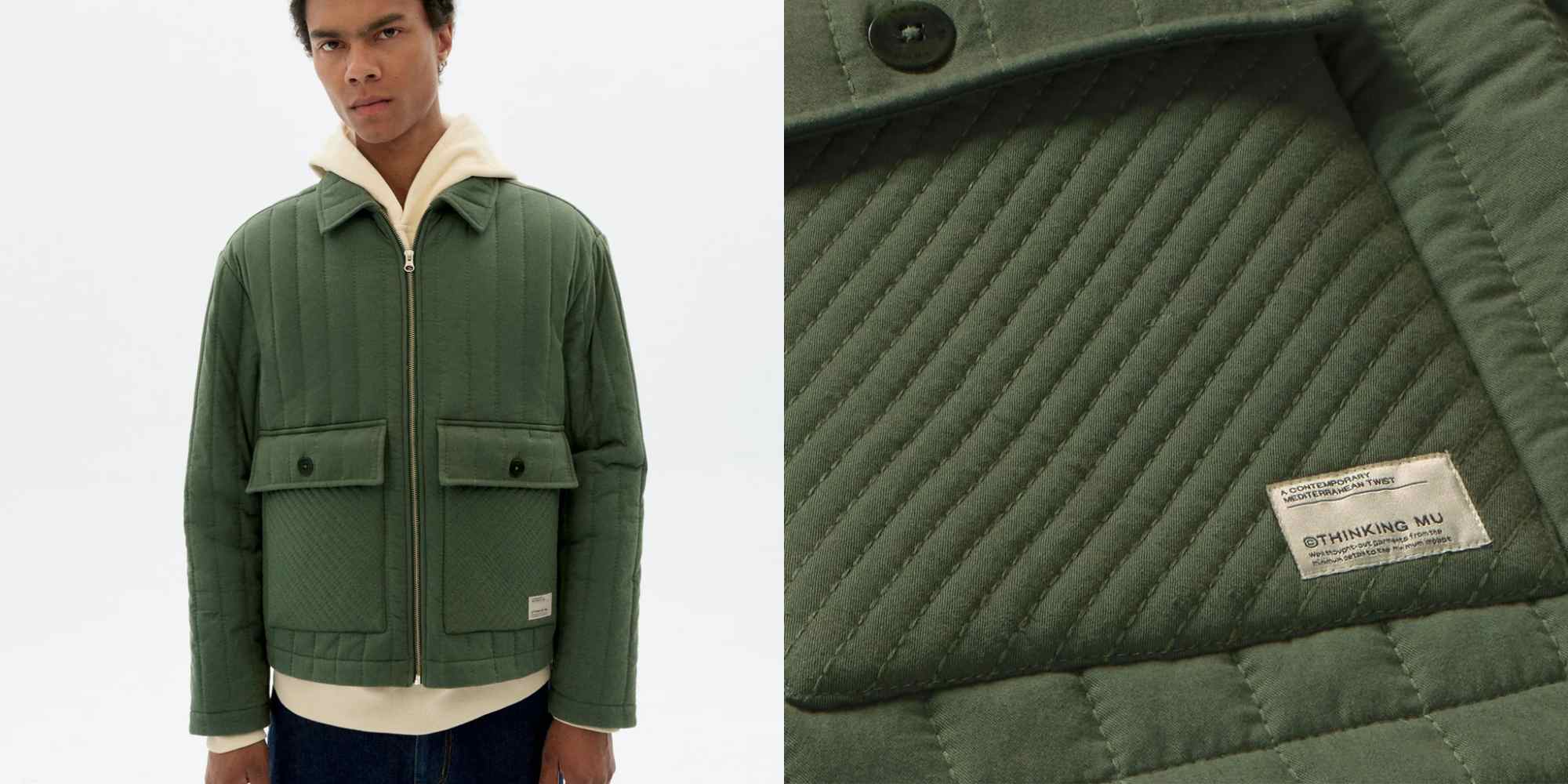 padded jacket from thinking mu