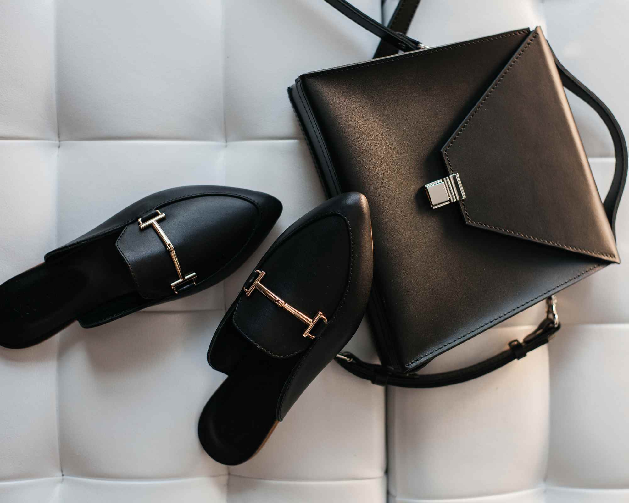 shoes and bag made from polyurethane