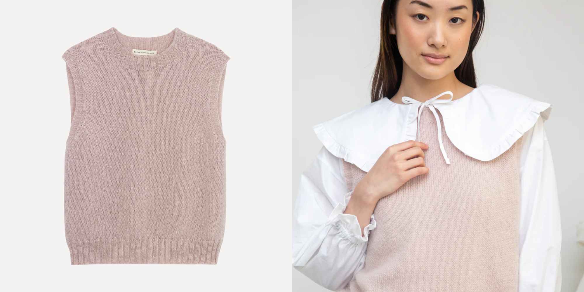 sweater vest from beaumont organic