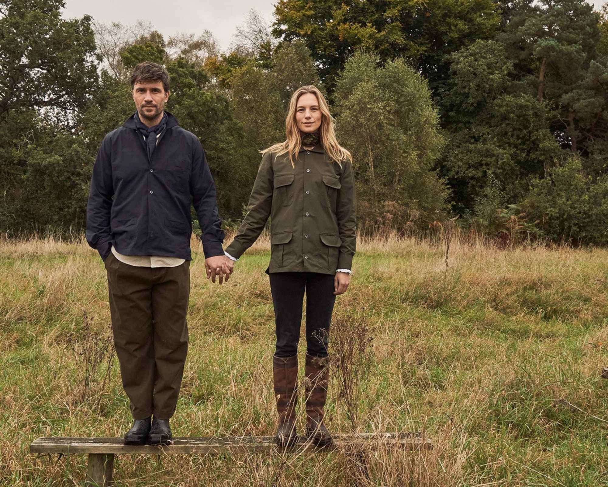people standing in a field wearing neem clothing
