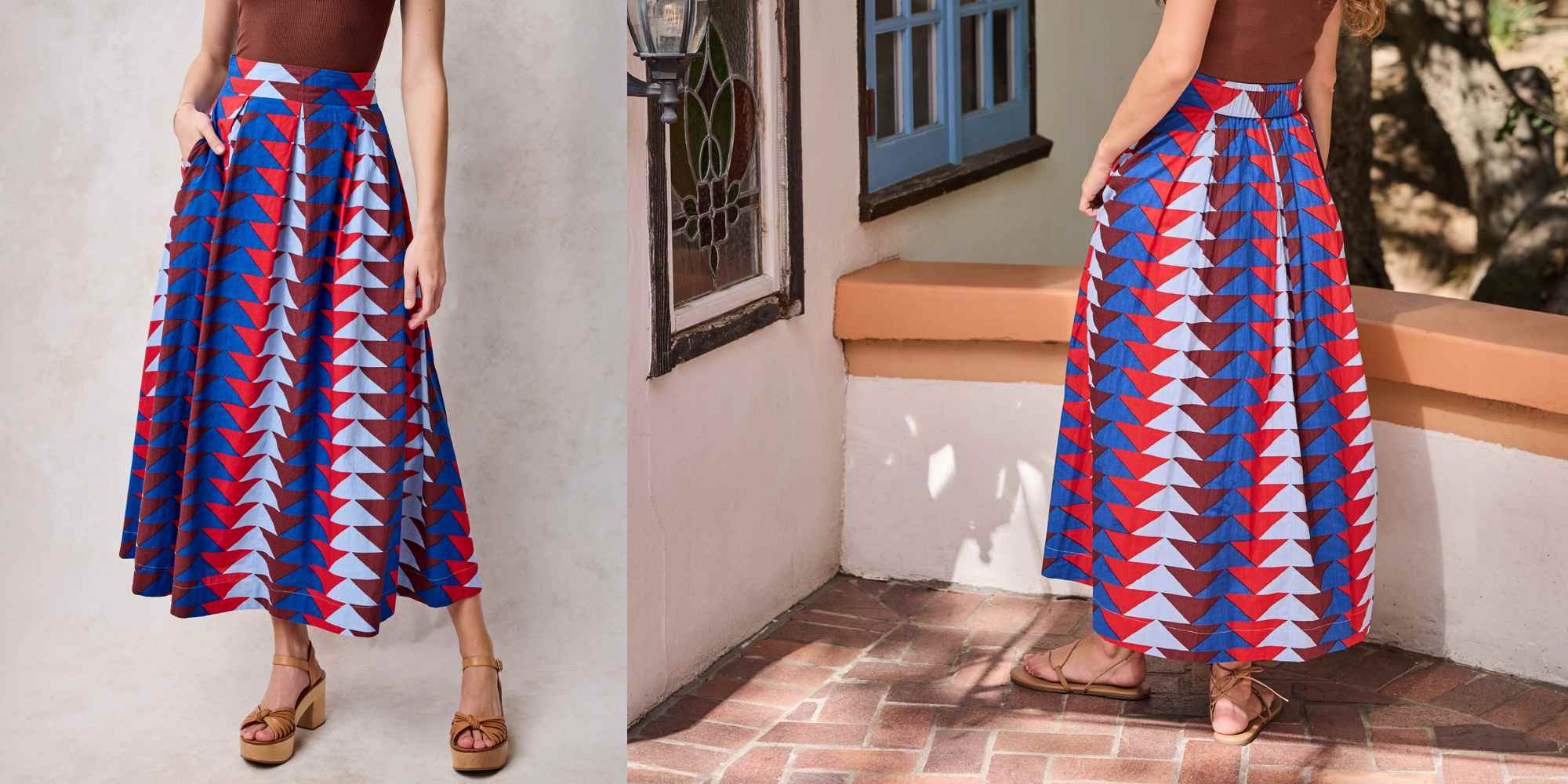 patterned arizona skirt from printfresh
