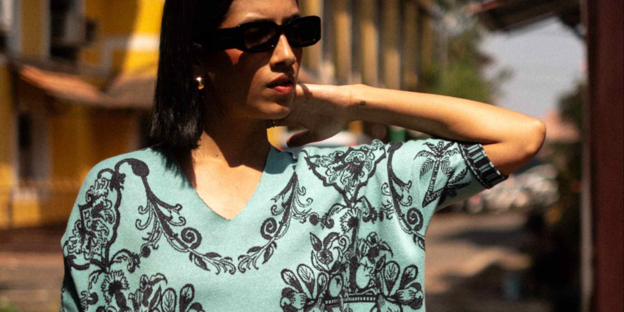 person wearing no nasties lower waste collection