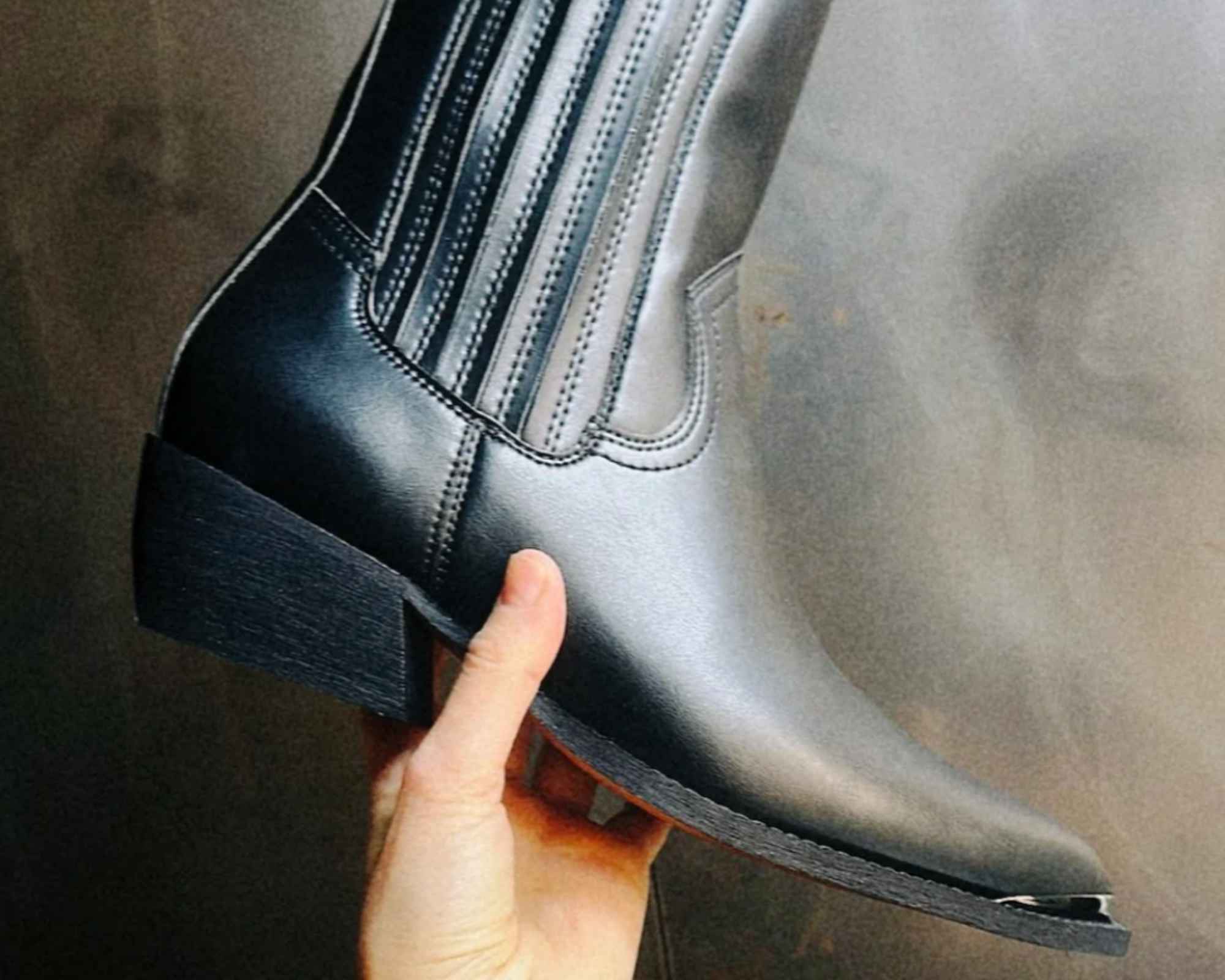vegan leather boot from bhava