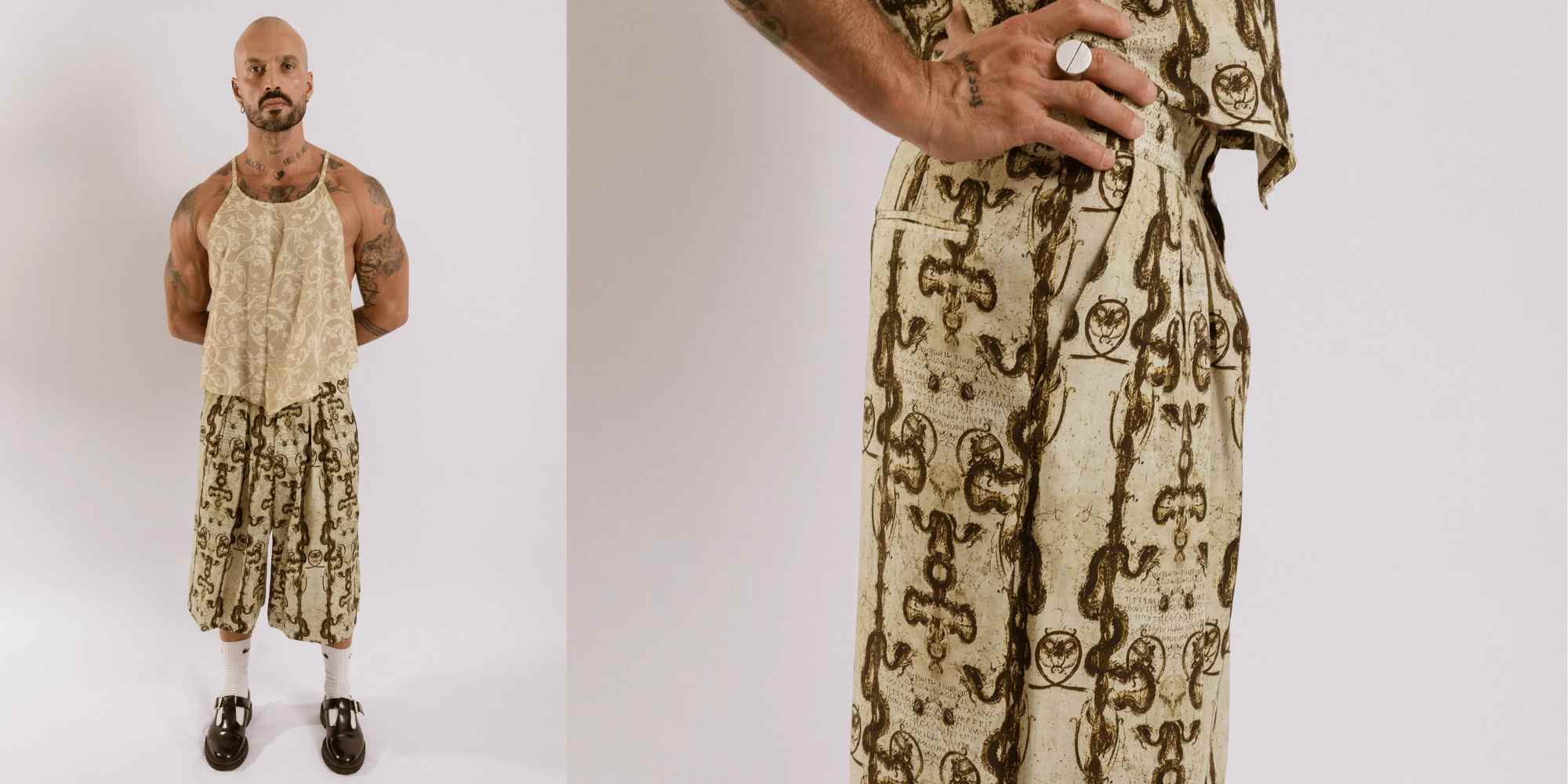 printed shorts from the glade