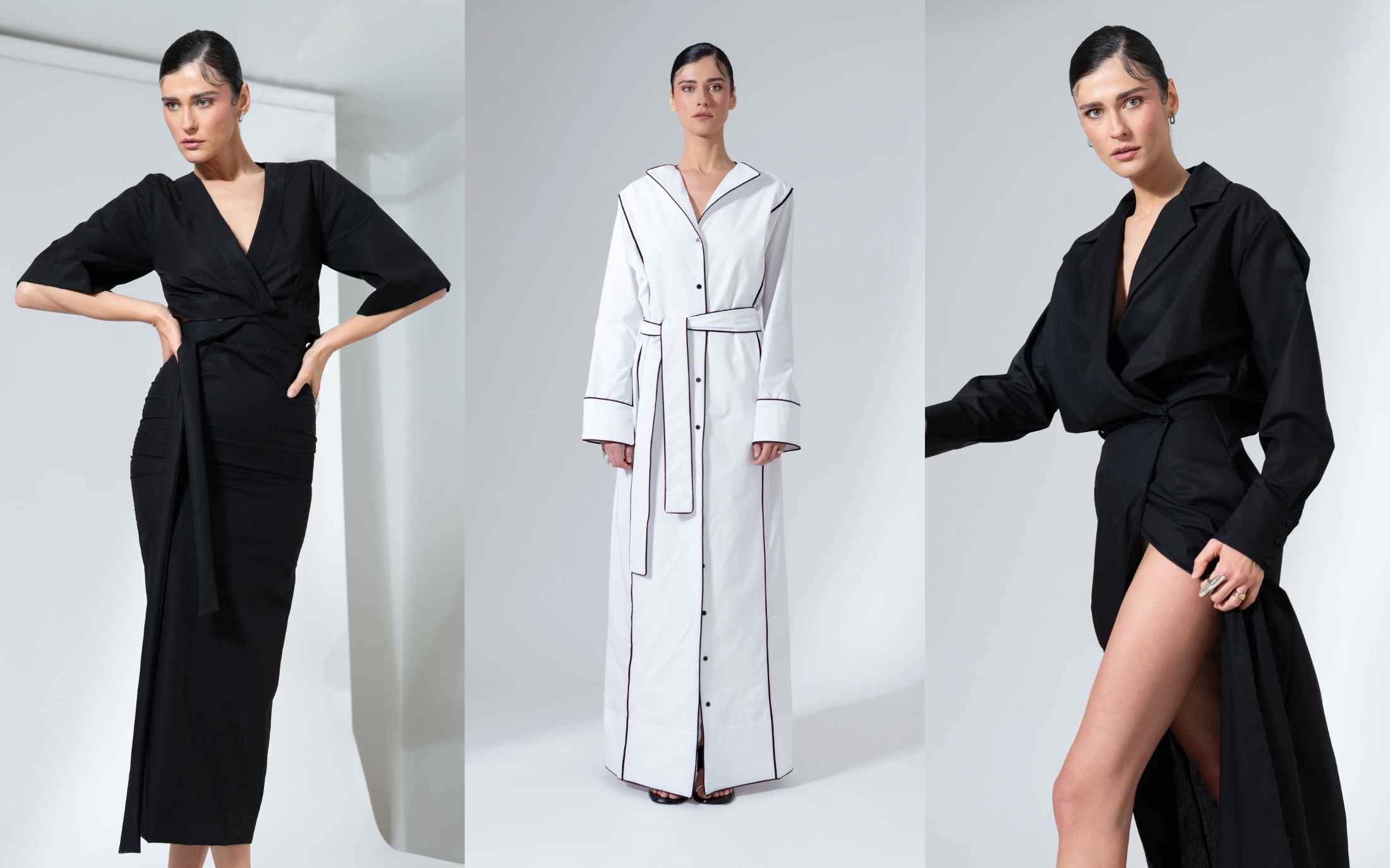 collage of dresses from bastet noir