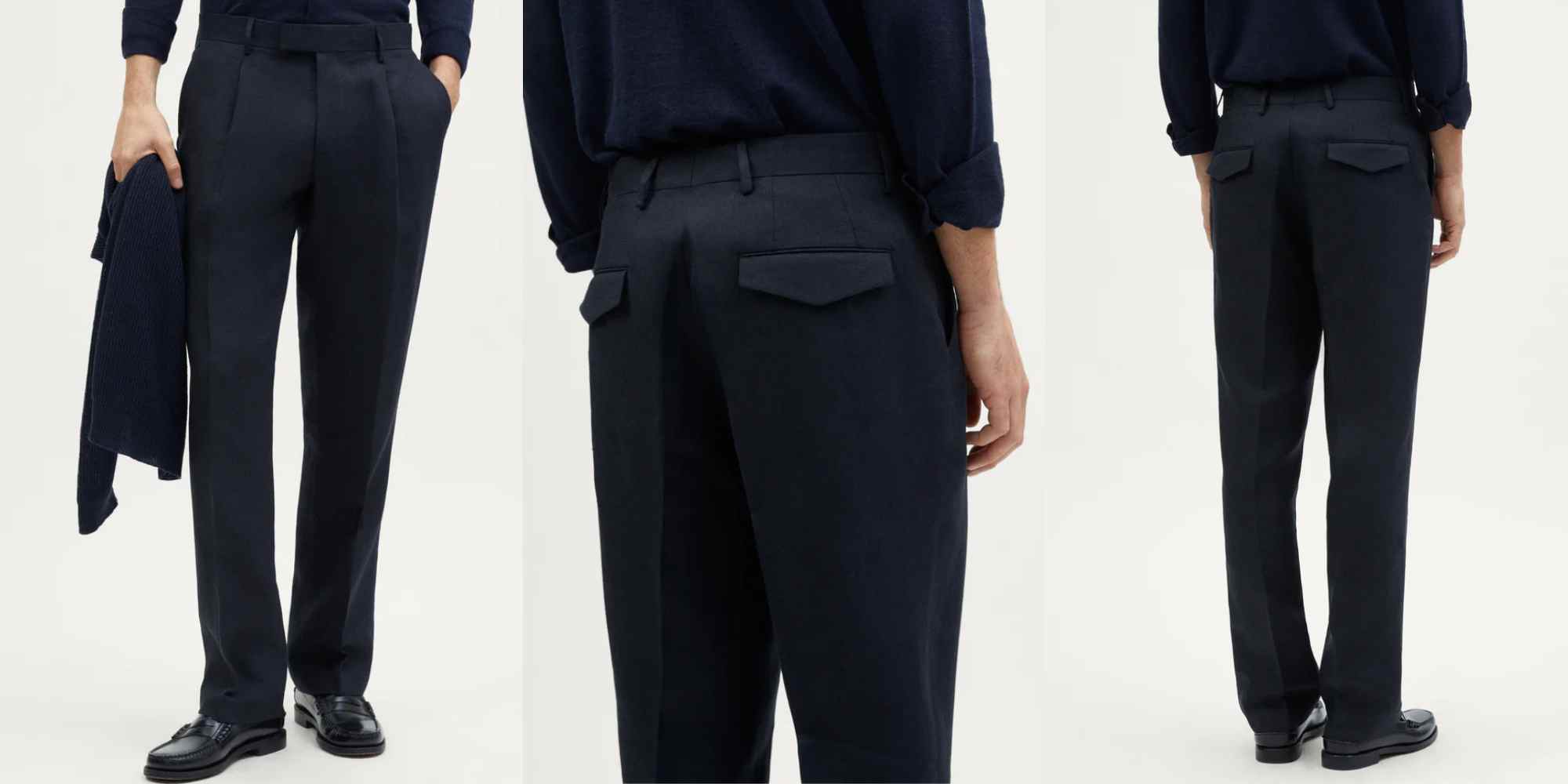 linen trousers from artknit studios