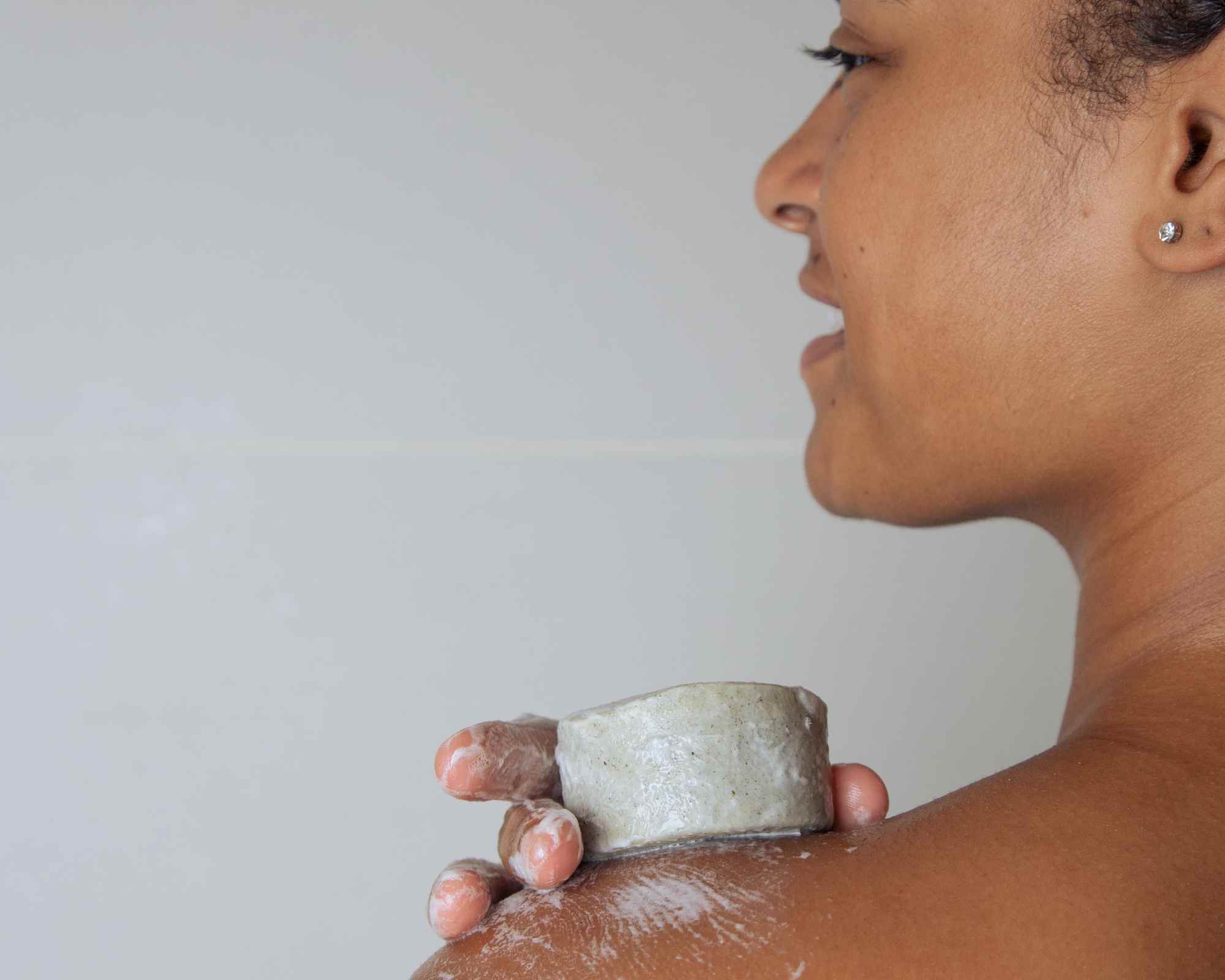 person holding soap from disruptor london