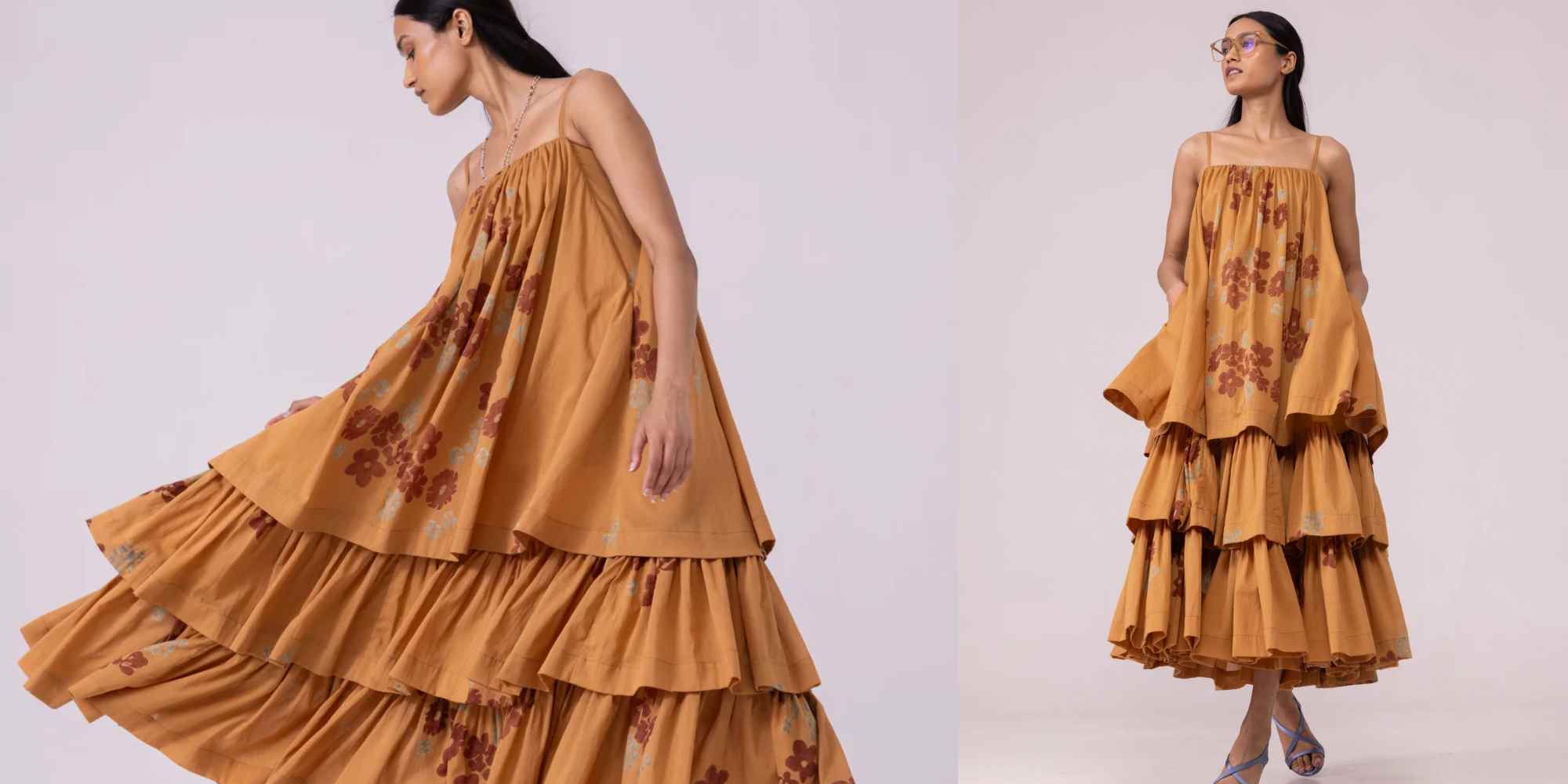 tiered wedding guest dress from the summer house