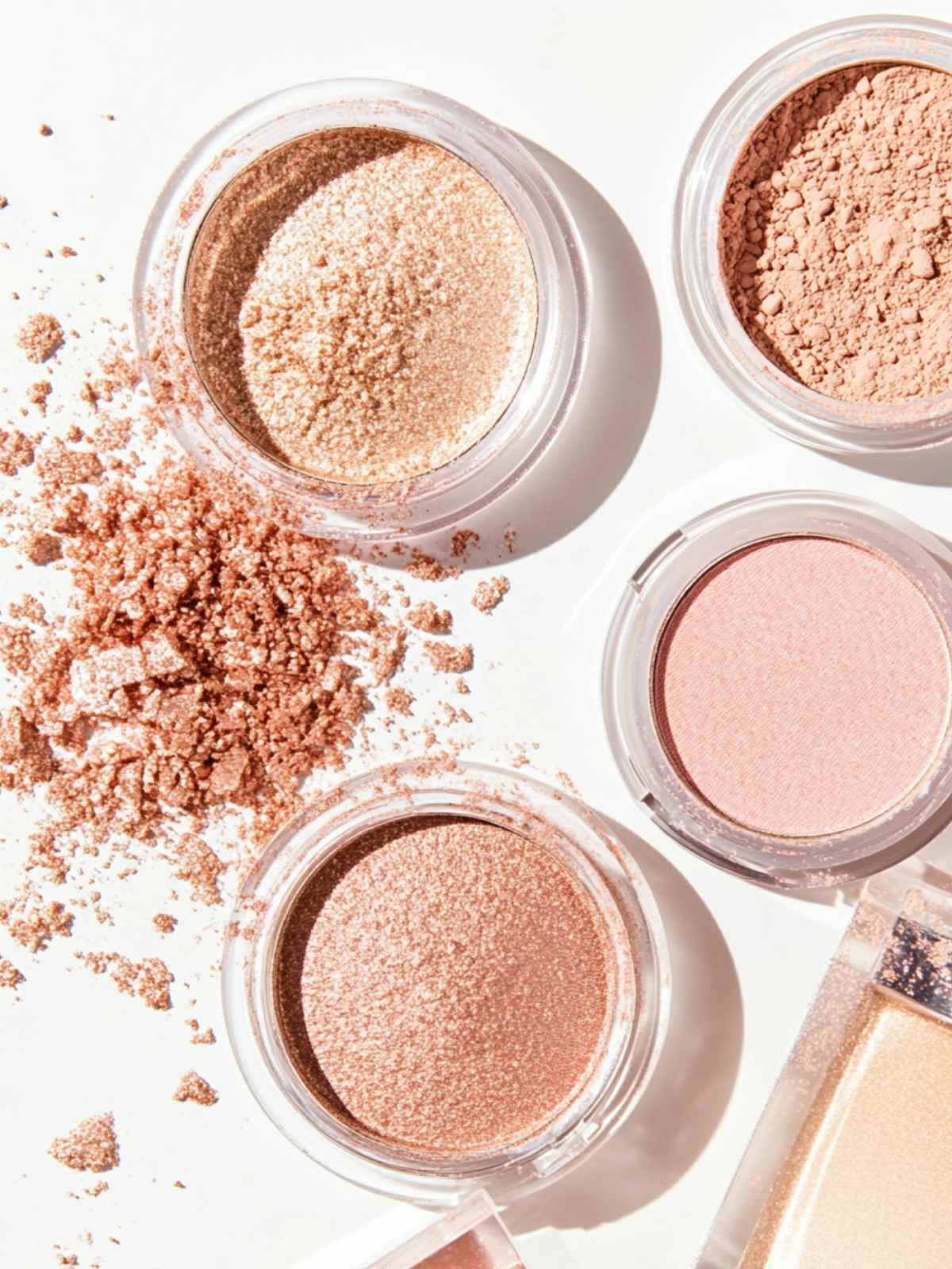 shimmery makeup powders