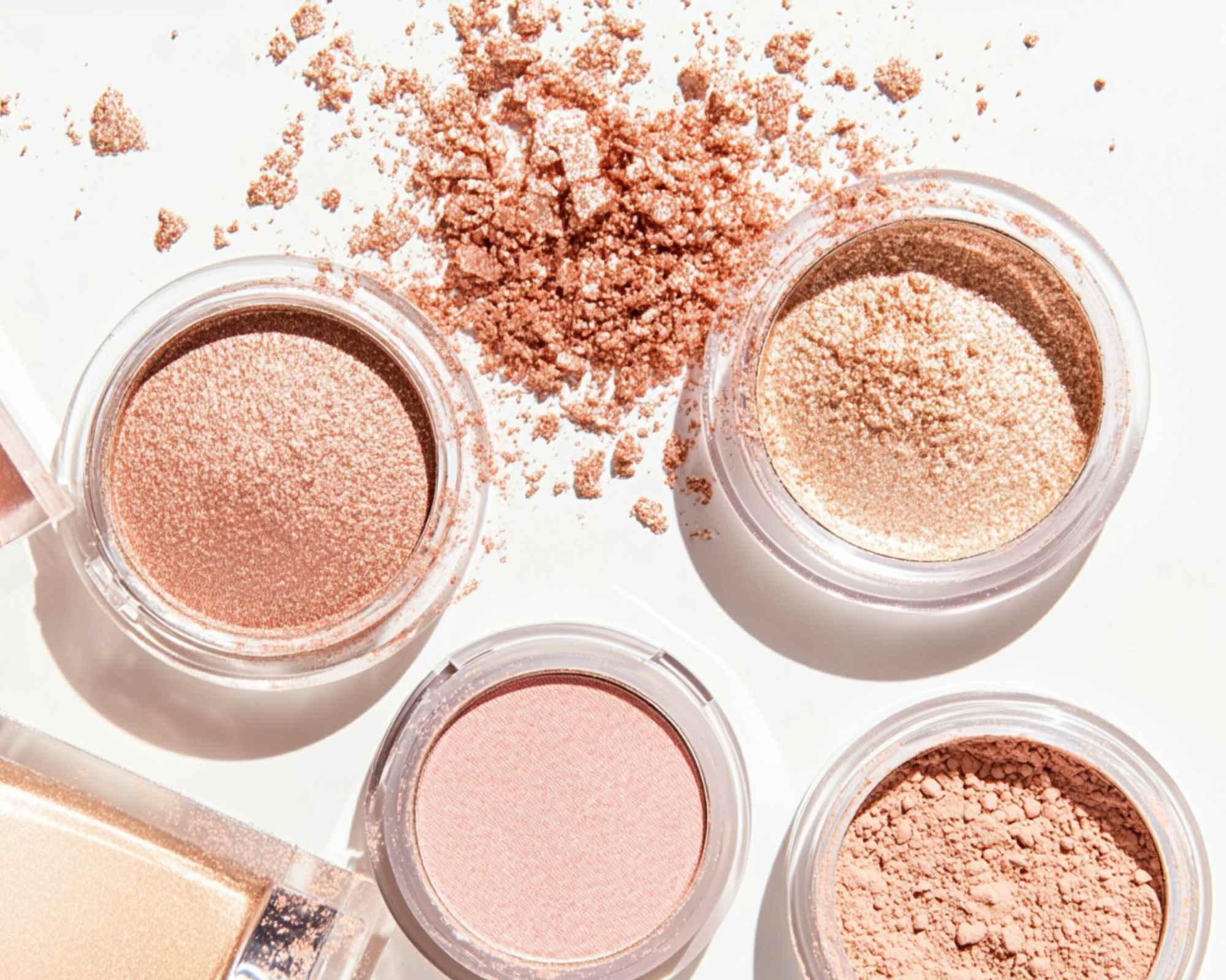 shimmery makeup powders