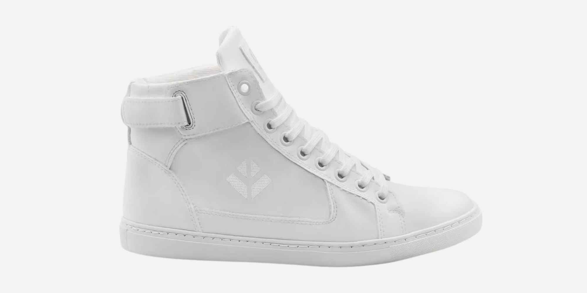 cog white high-top sneakers