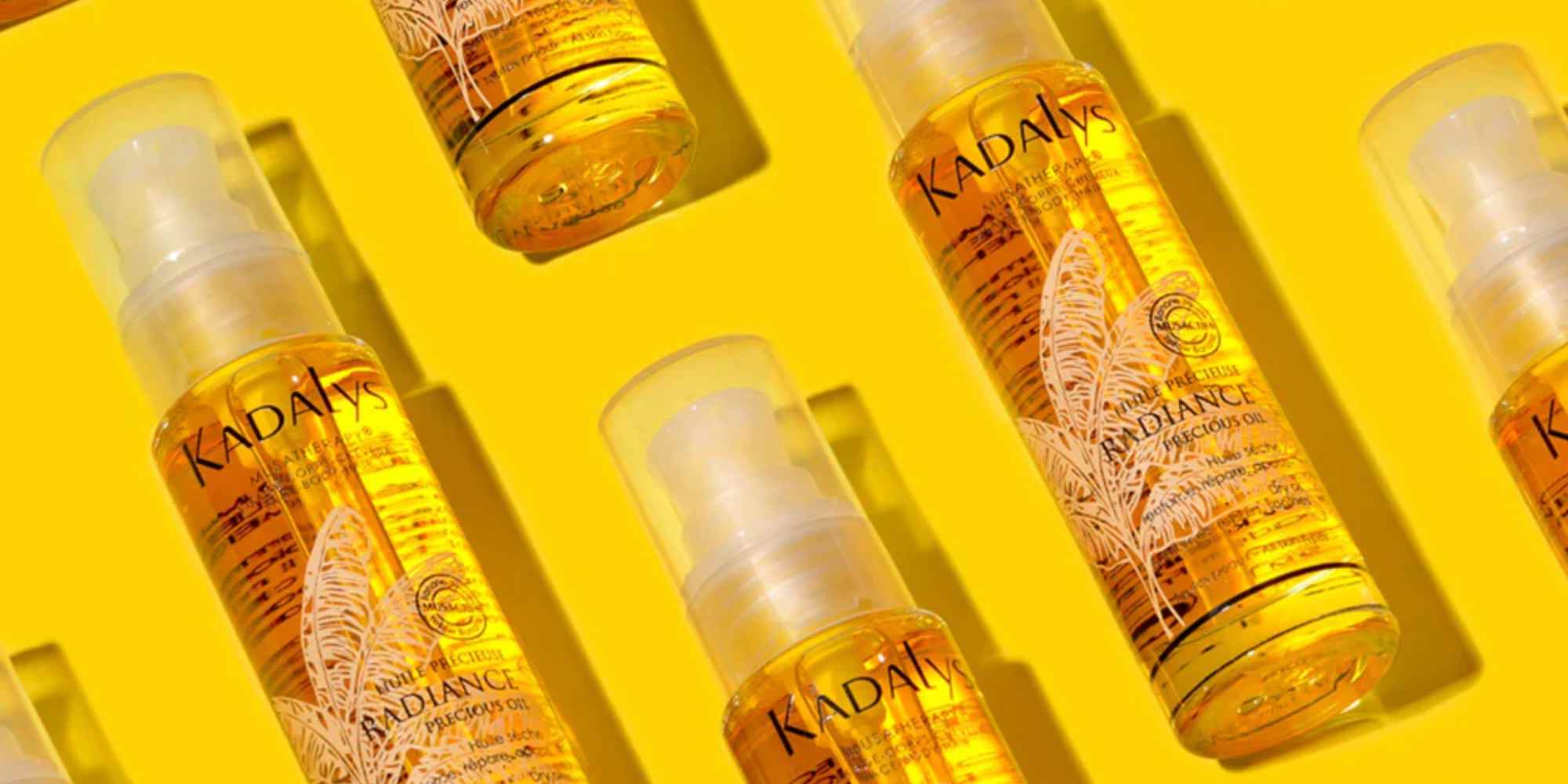 beauty product bottles from kadalys