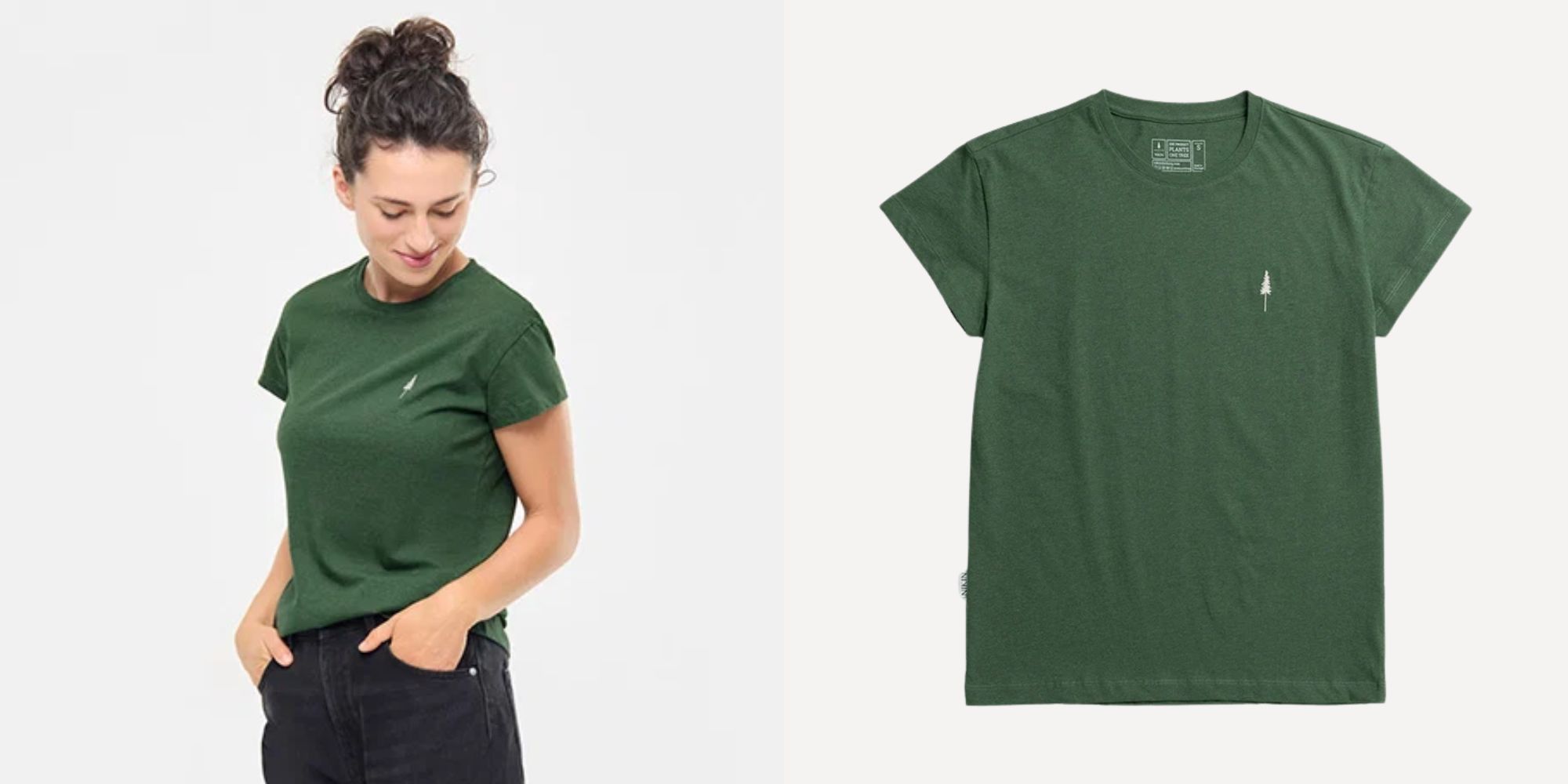 green t-shirt from nikin