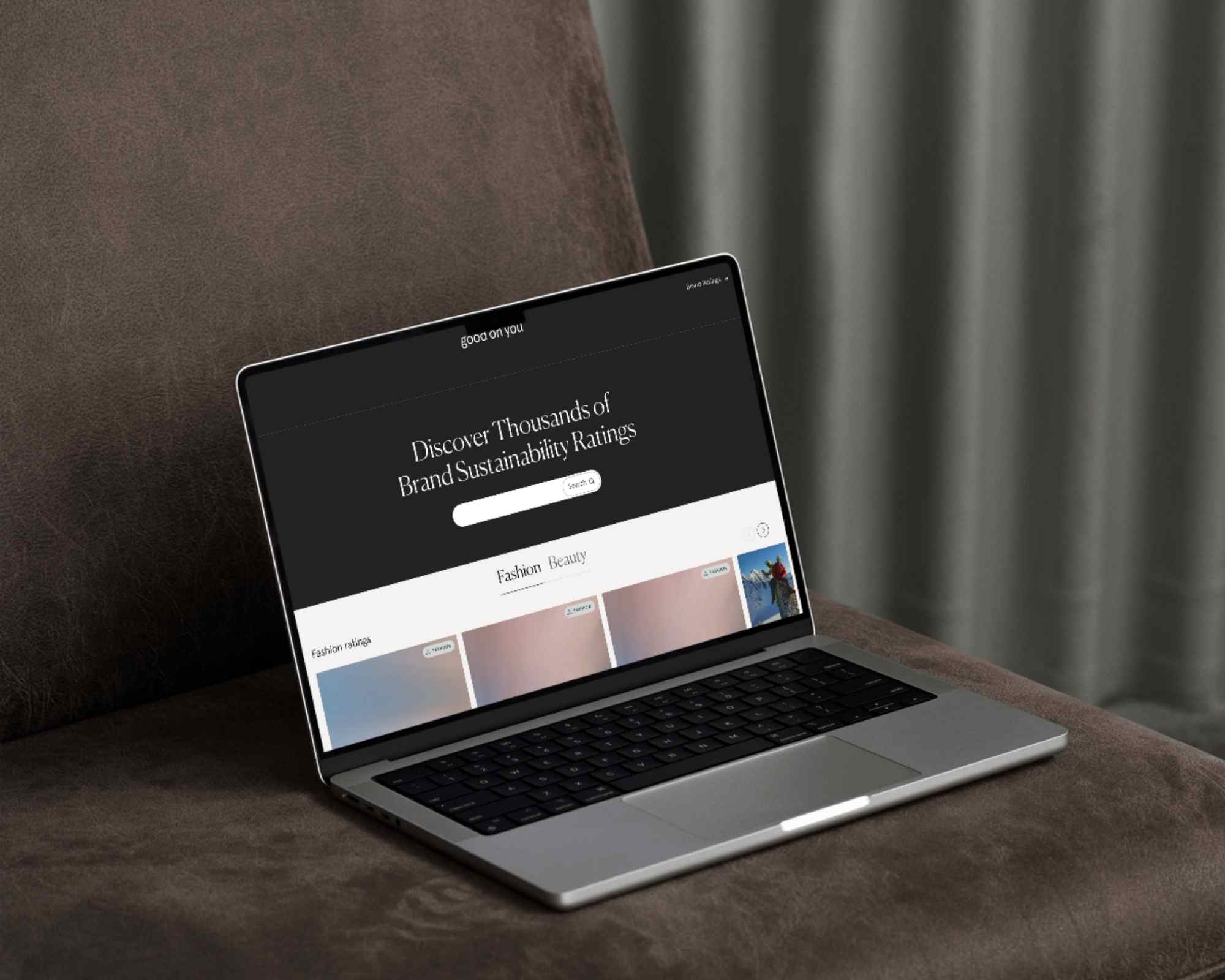 laptop featuring good on you directory