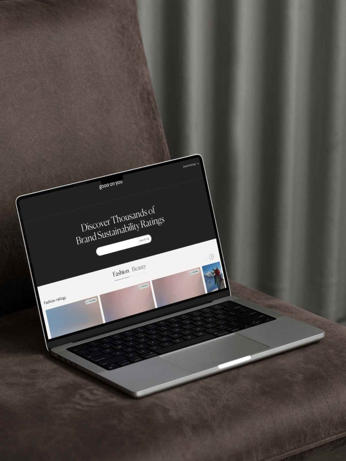 laptop featuring good on you directory