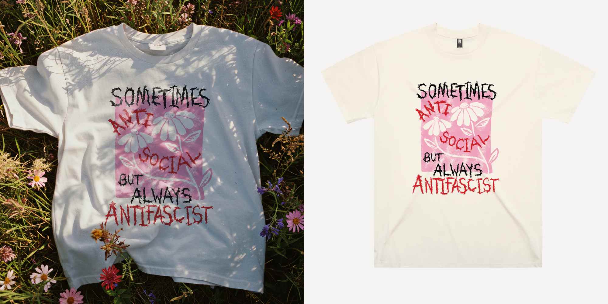 printed t-shirt from lonely kids club